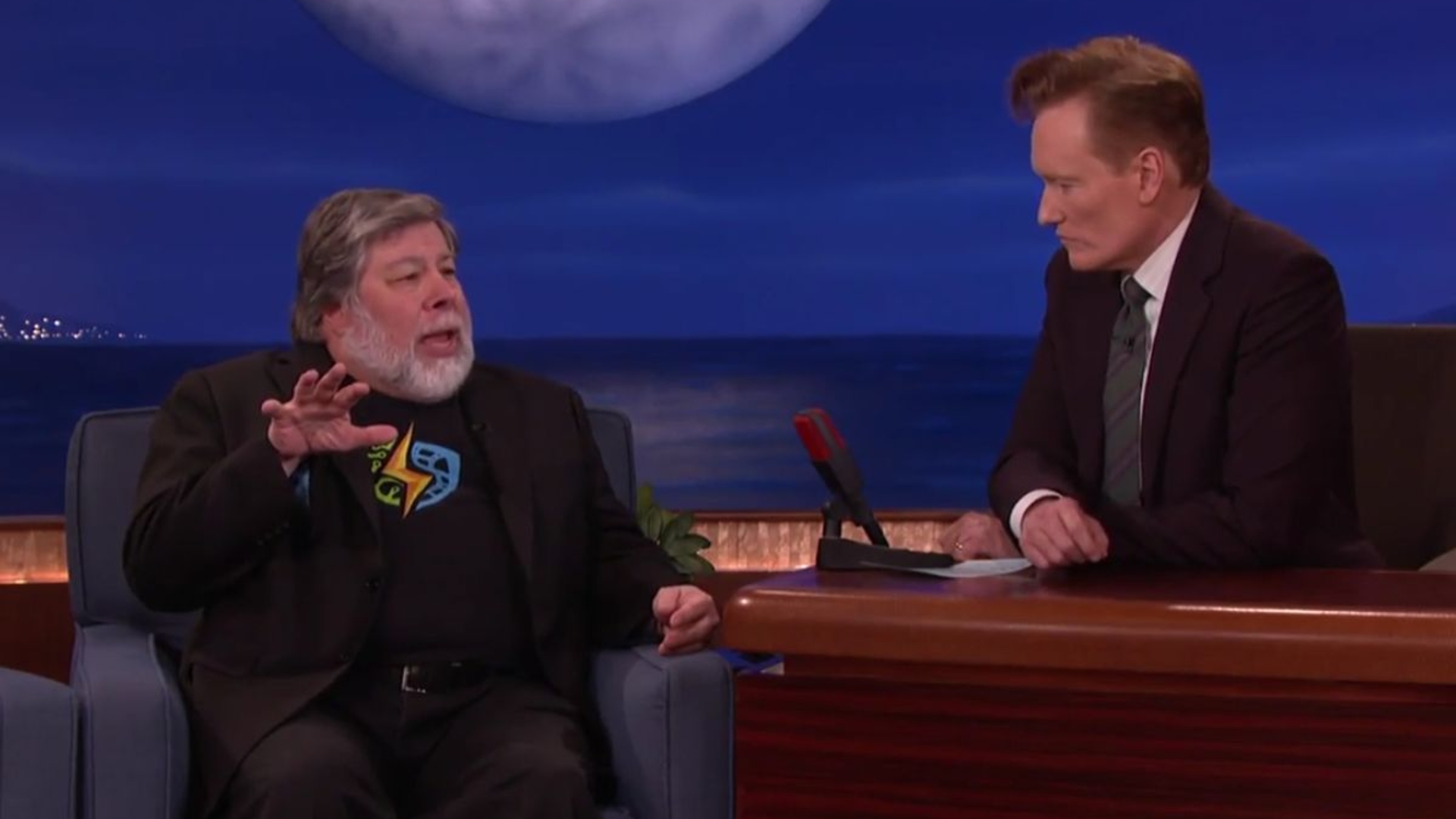 Steve Wozniak bei Conan O'Brien Steve Wozniak bei Conan O'Brien