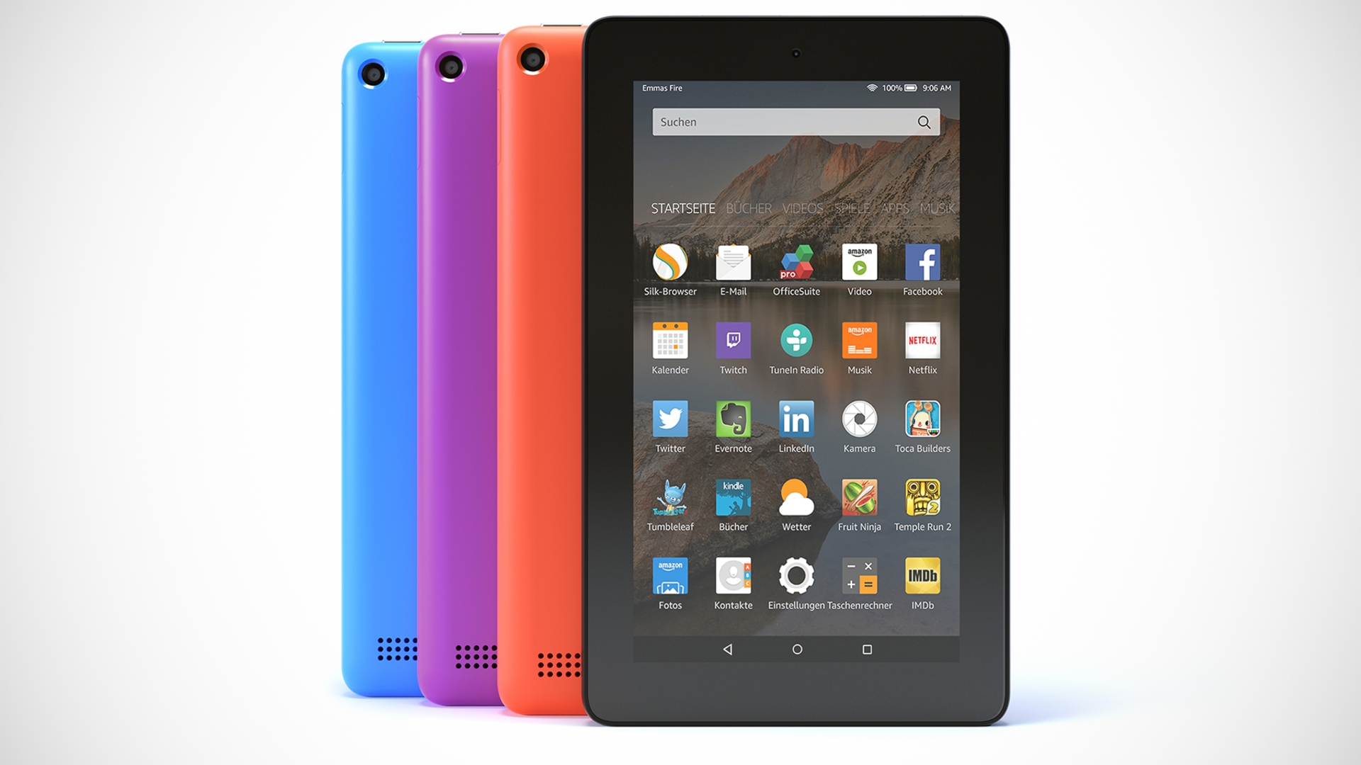 Amazon Fire tablet colors