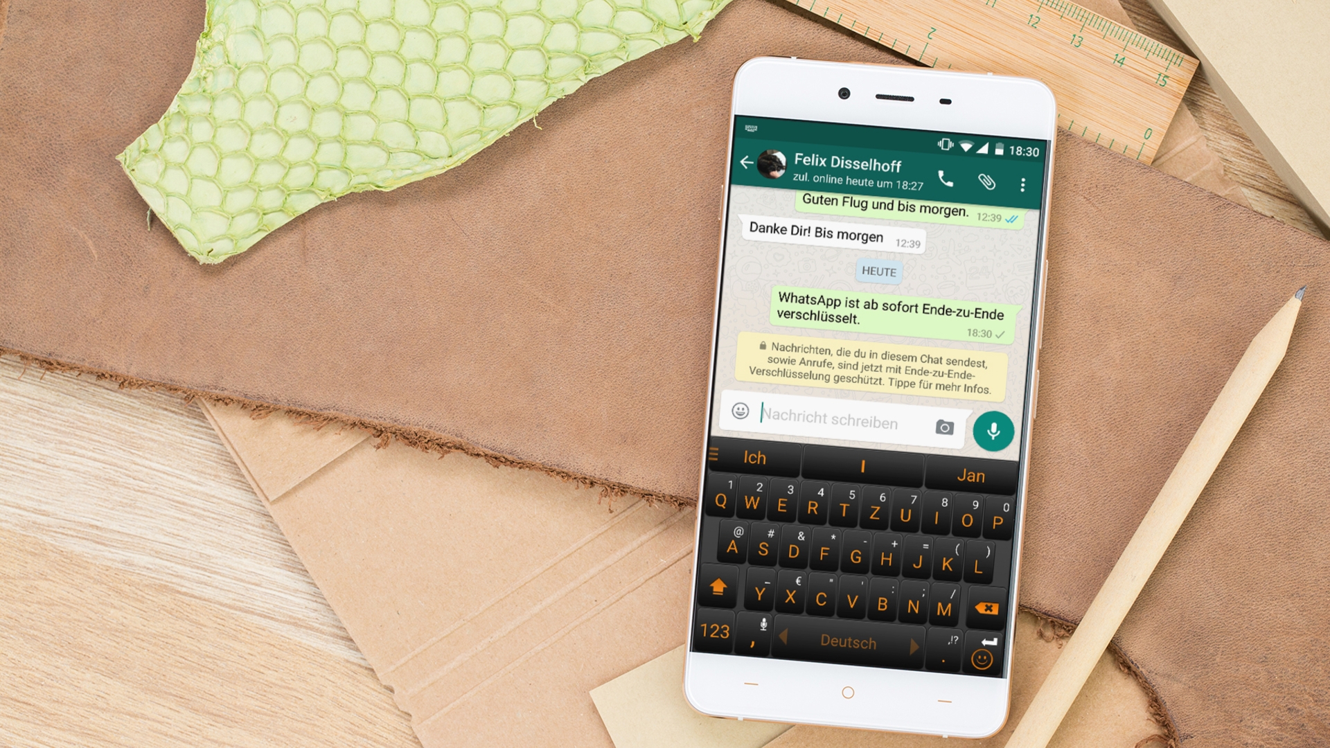 Die WhatsApp-Verschlüsselung hält nicht alles geheim. Die WhatsApp-Verschlüsselung hält nicht alles geheim.
