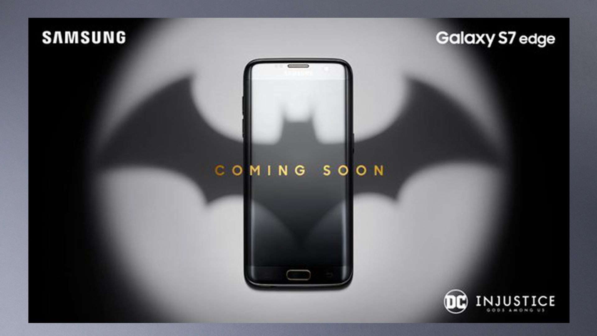 Galaxy S7 Edge Batman Edition Galaxy S7 Edge Batman Edition