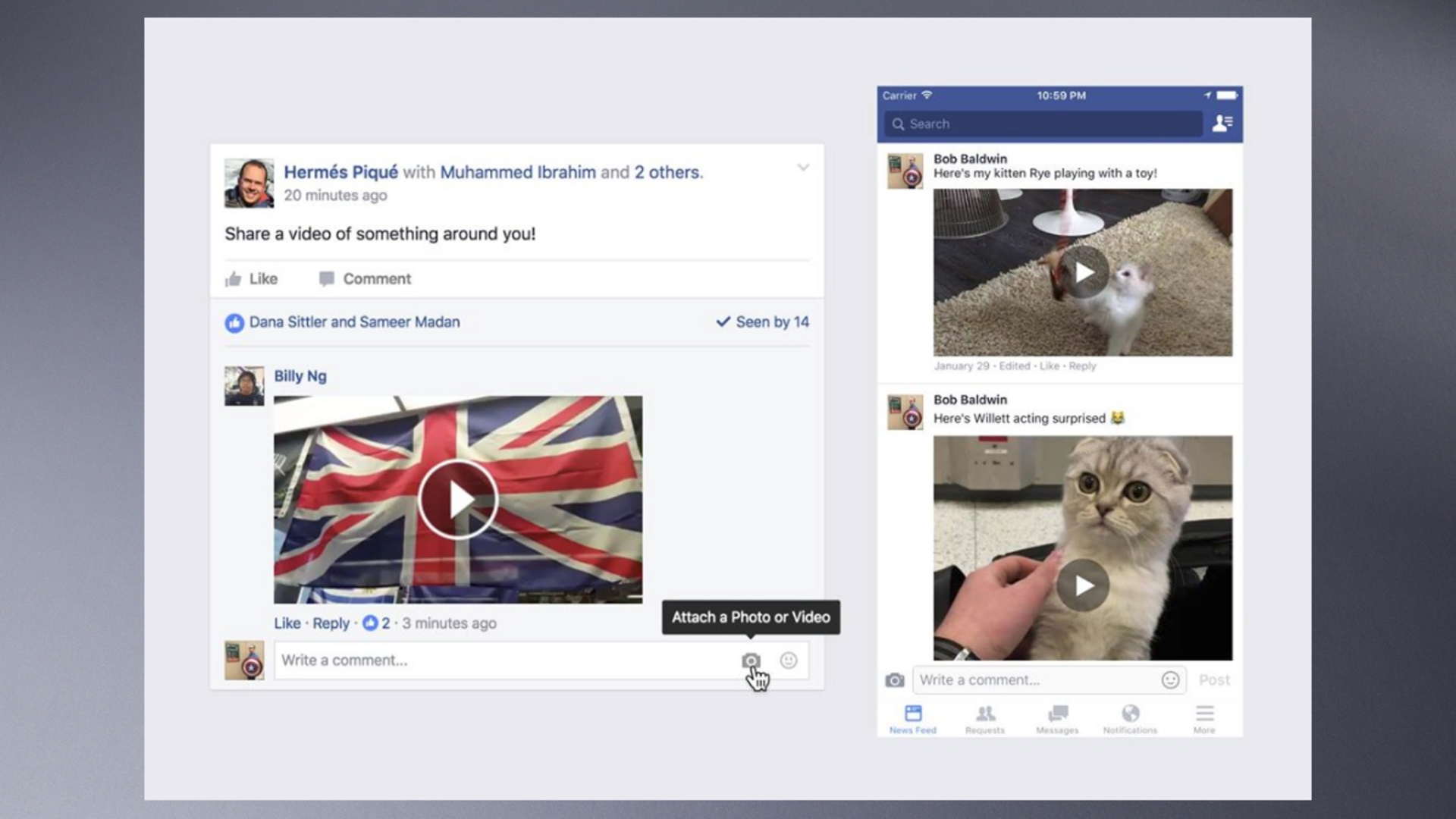 Facebook Video-Comments Facebook Video-Comments