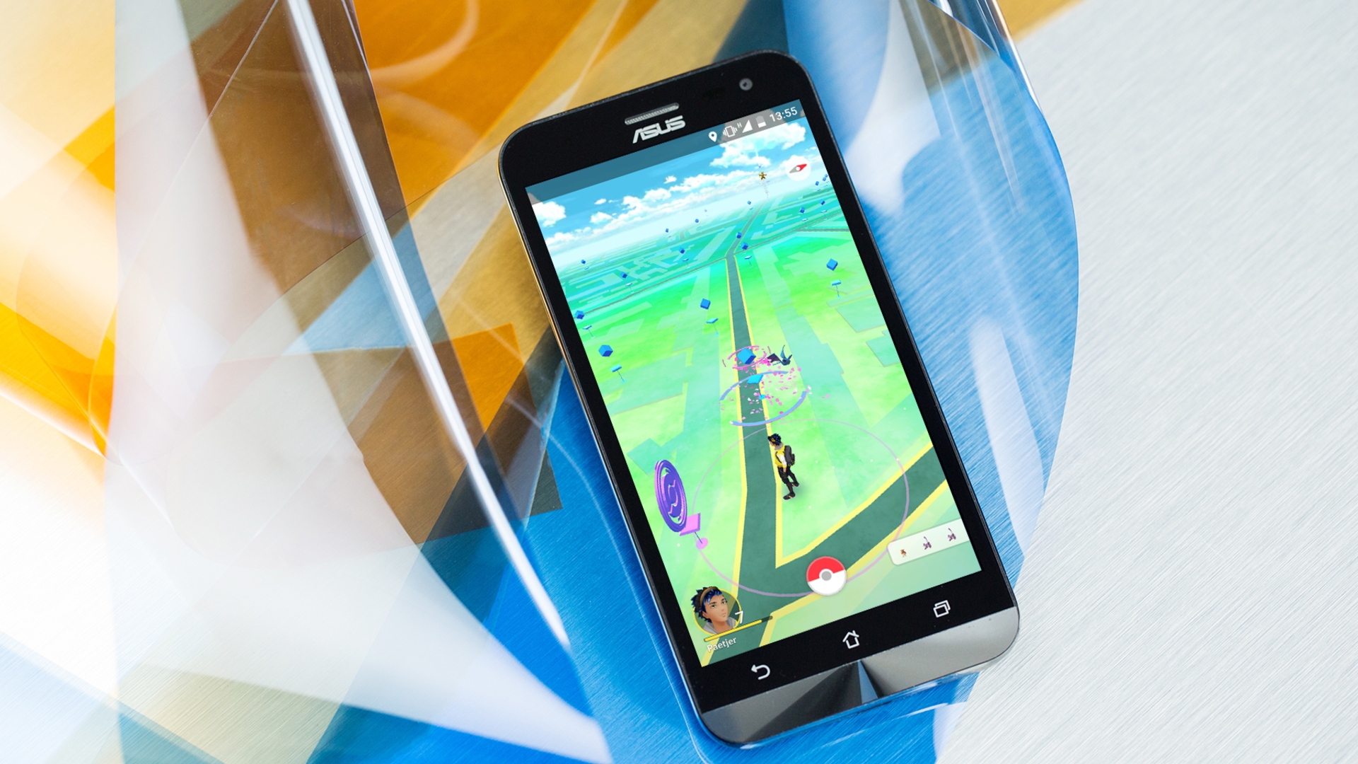 Pokémon GO: Ein Pokéstop mit aktivem Lockmodul. Pokémon GO: Ein Pokéstop mit aktivem Lockmodul.