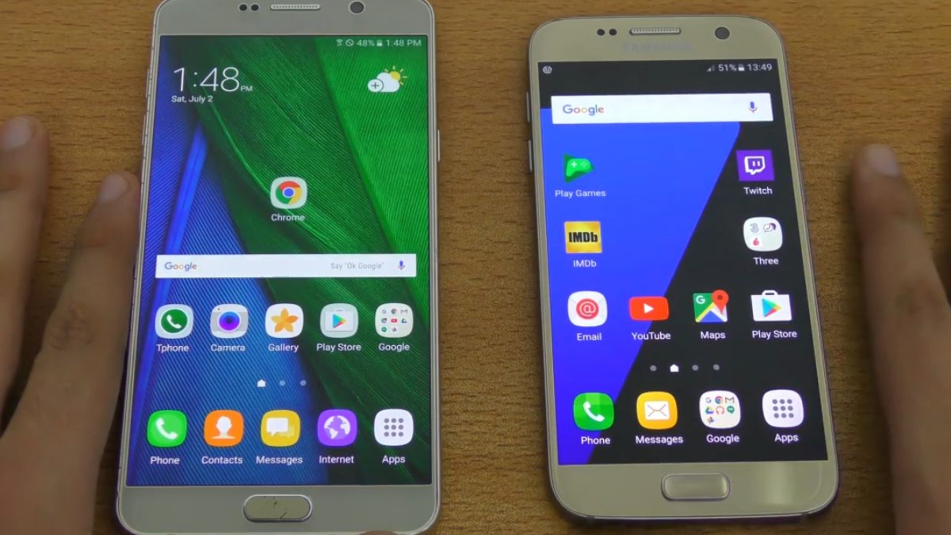 Grace UX TouchWiz UI Vergleich Grace UX TouchWiz UI Vergleich