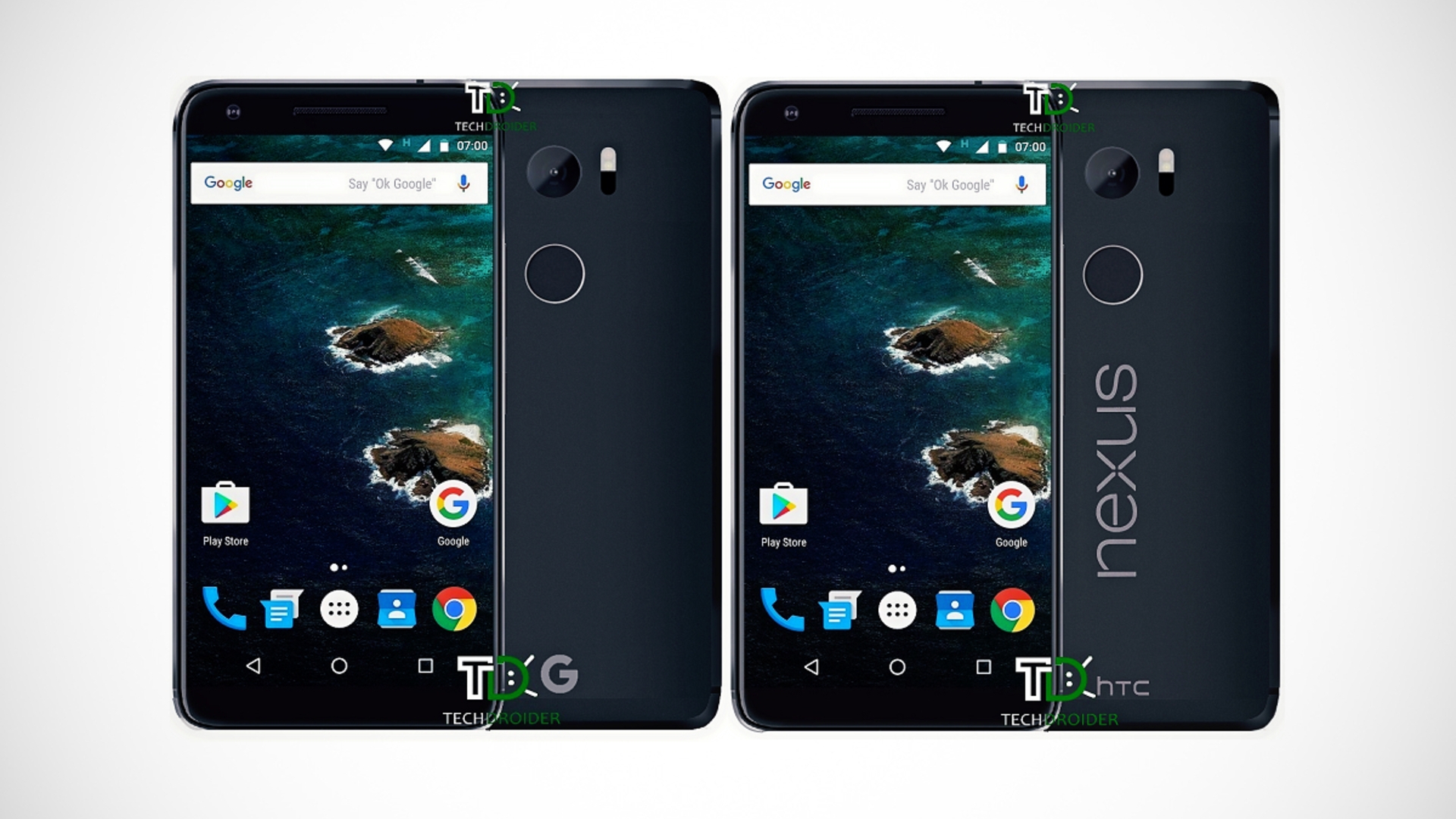 HTC M1 Nexus Marlin TechDroider Renderbild HTC M1 Nexus Marlin TechDroider Renderbild