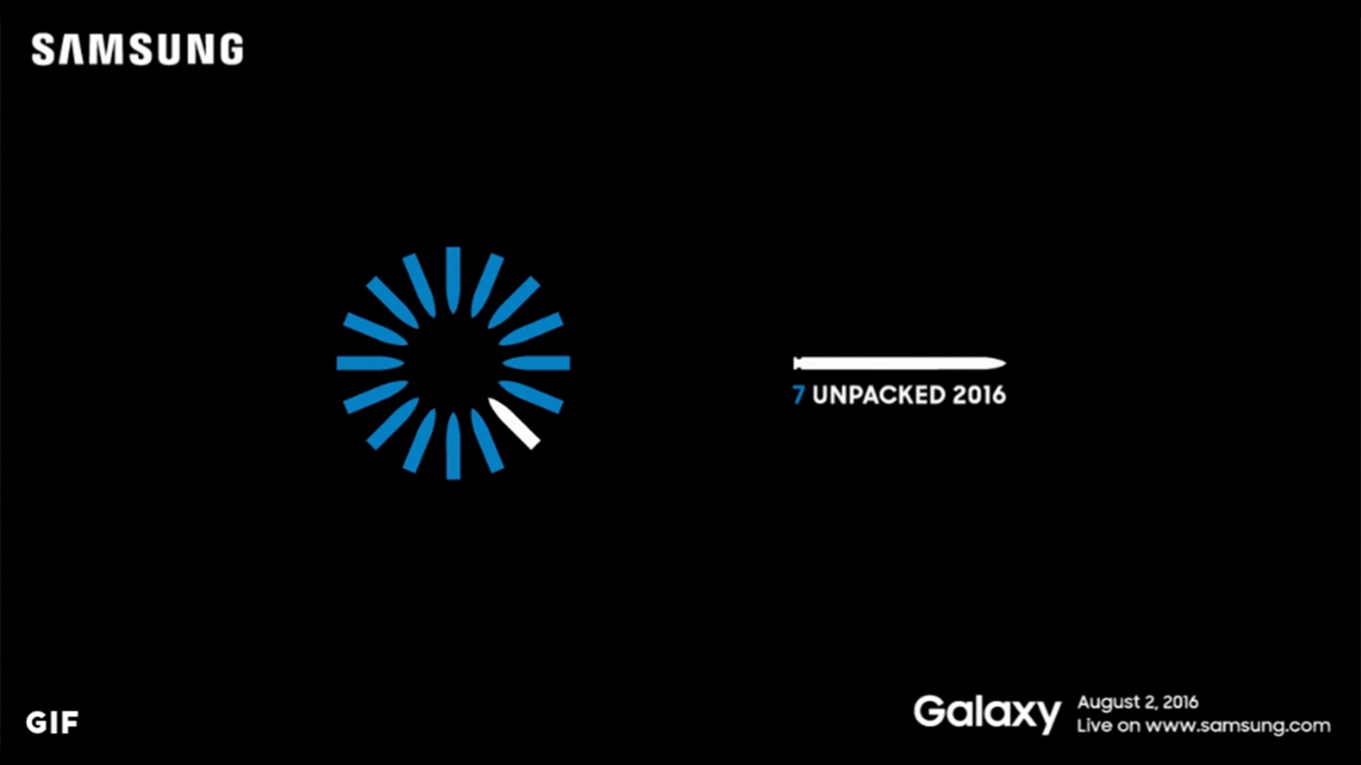 Samsung Galaxy Note 7 Unpacked 2016