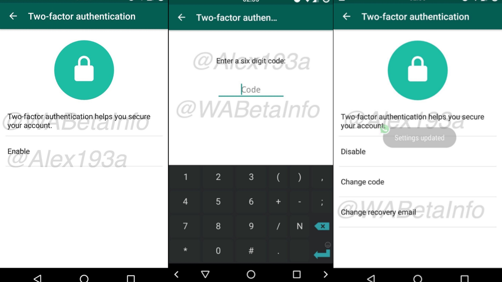 WhatsApp Beta ZweiFaktorAuthentifizierung Twitter WABetaInfo