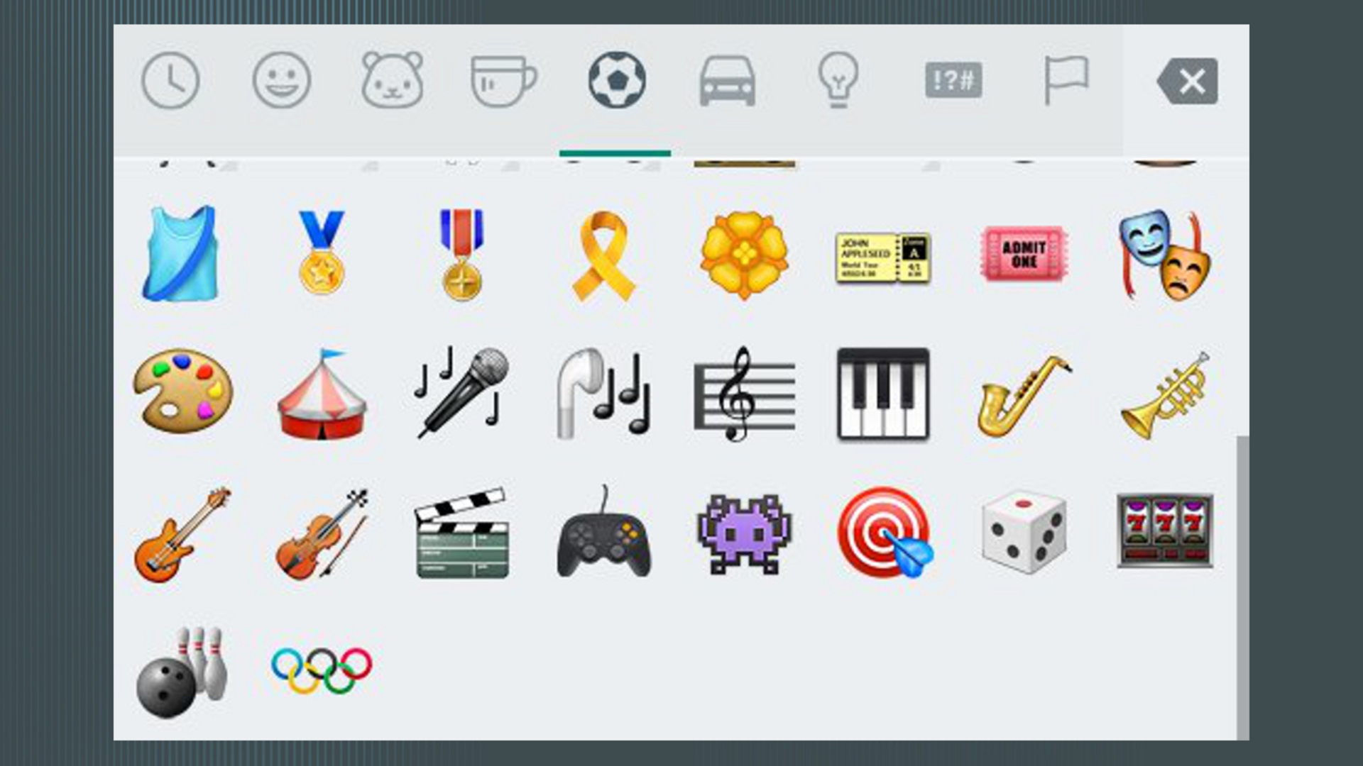 WhatsApp Olympia-Emoji