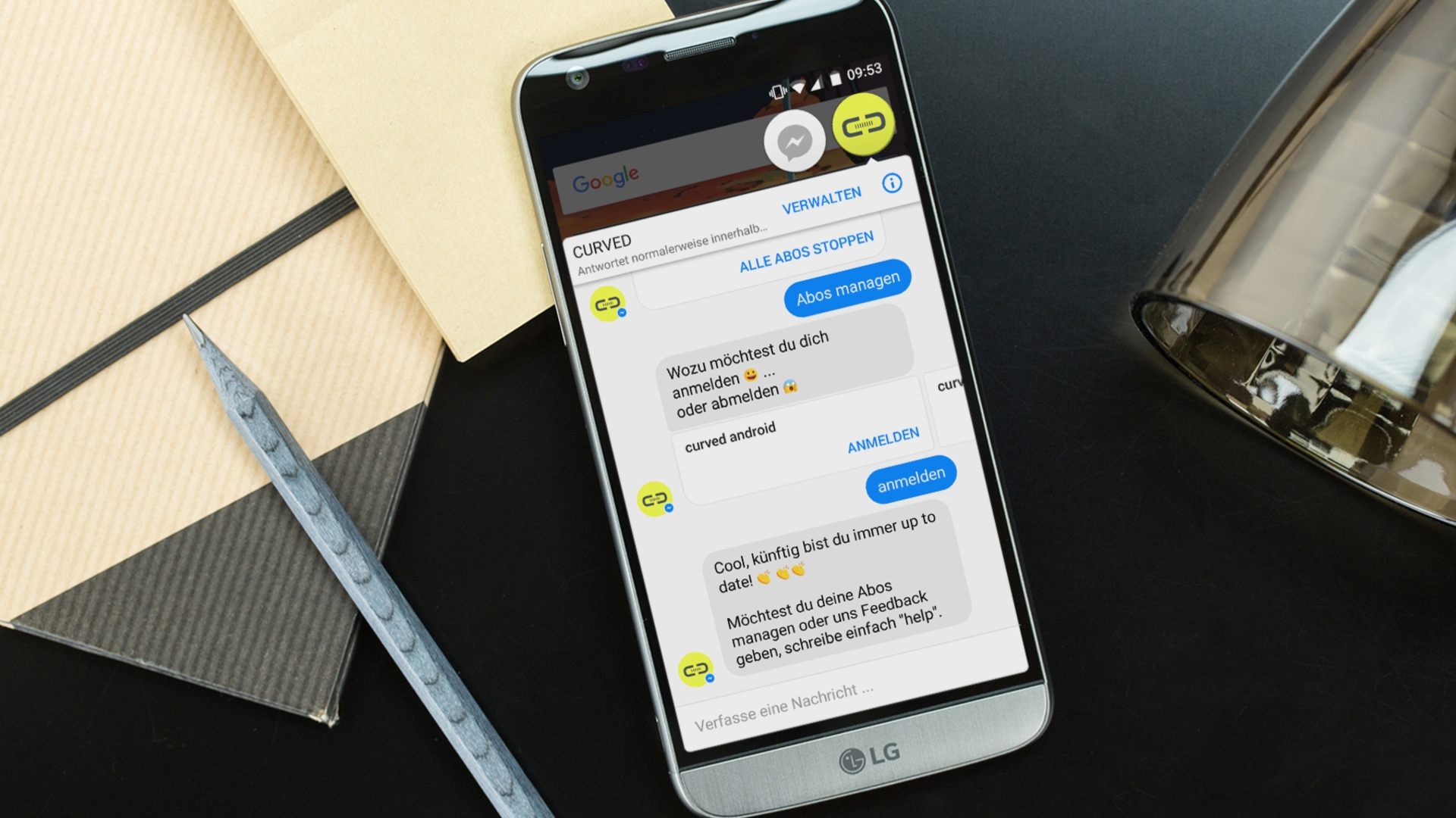 Der CURVED-Chatbot Der CURVED-Chatbot