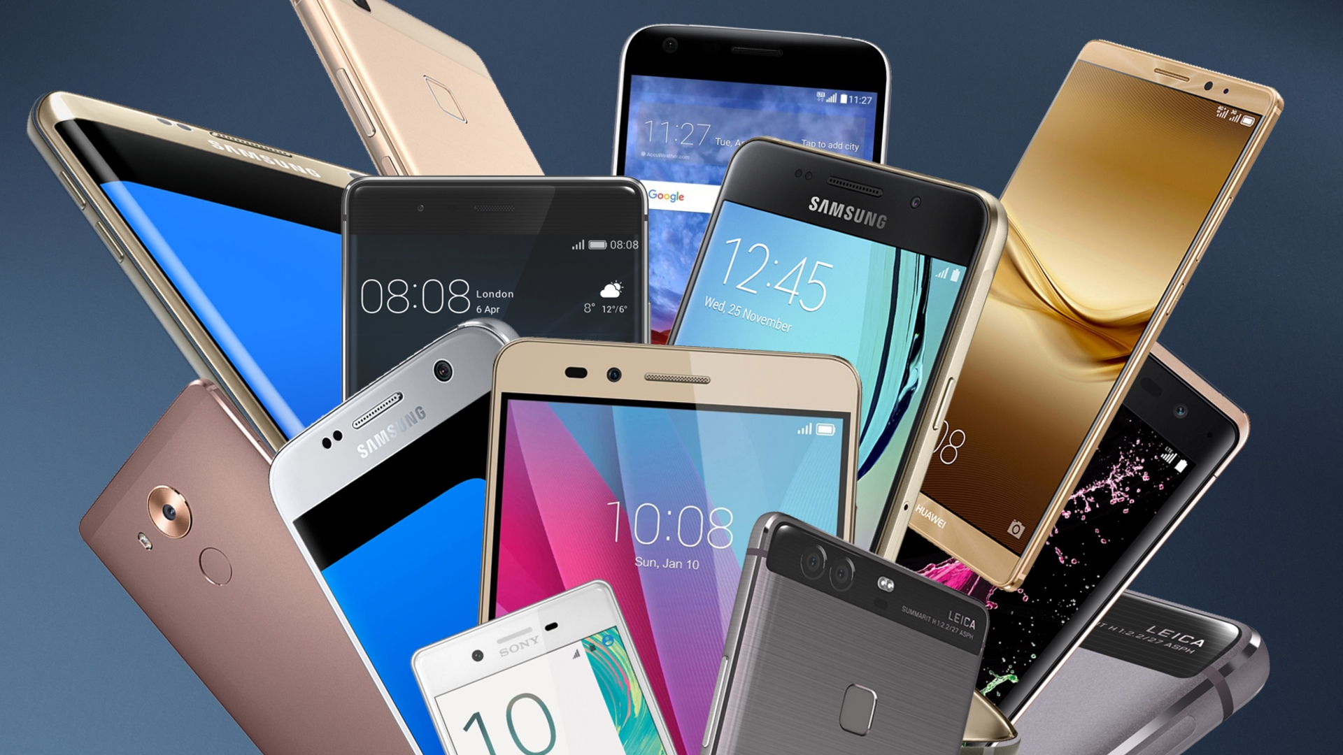 Und das ist nur eine kleine Auswahl der Smartphones 2016 Und das ist nur eine kleine Auswahl der Smartphones 2016