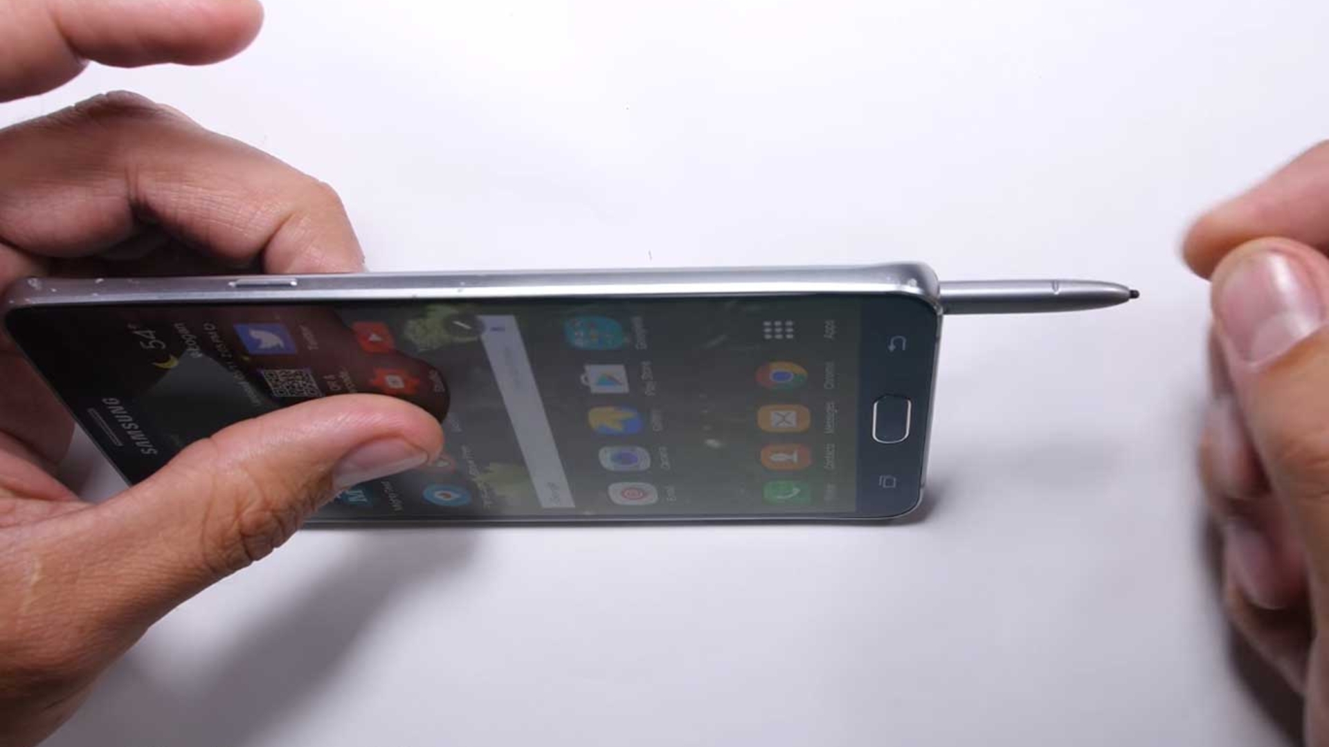 Galaxy Note 5 S Pen falsch herum kaputt