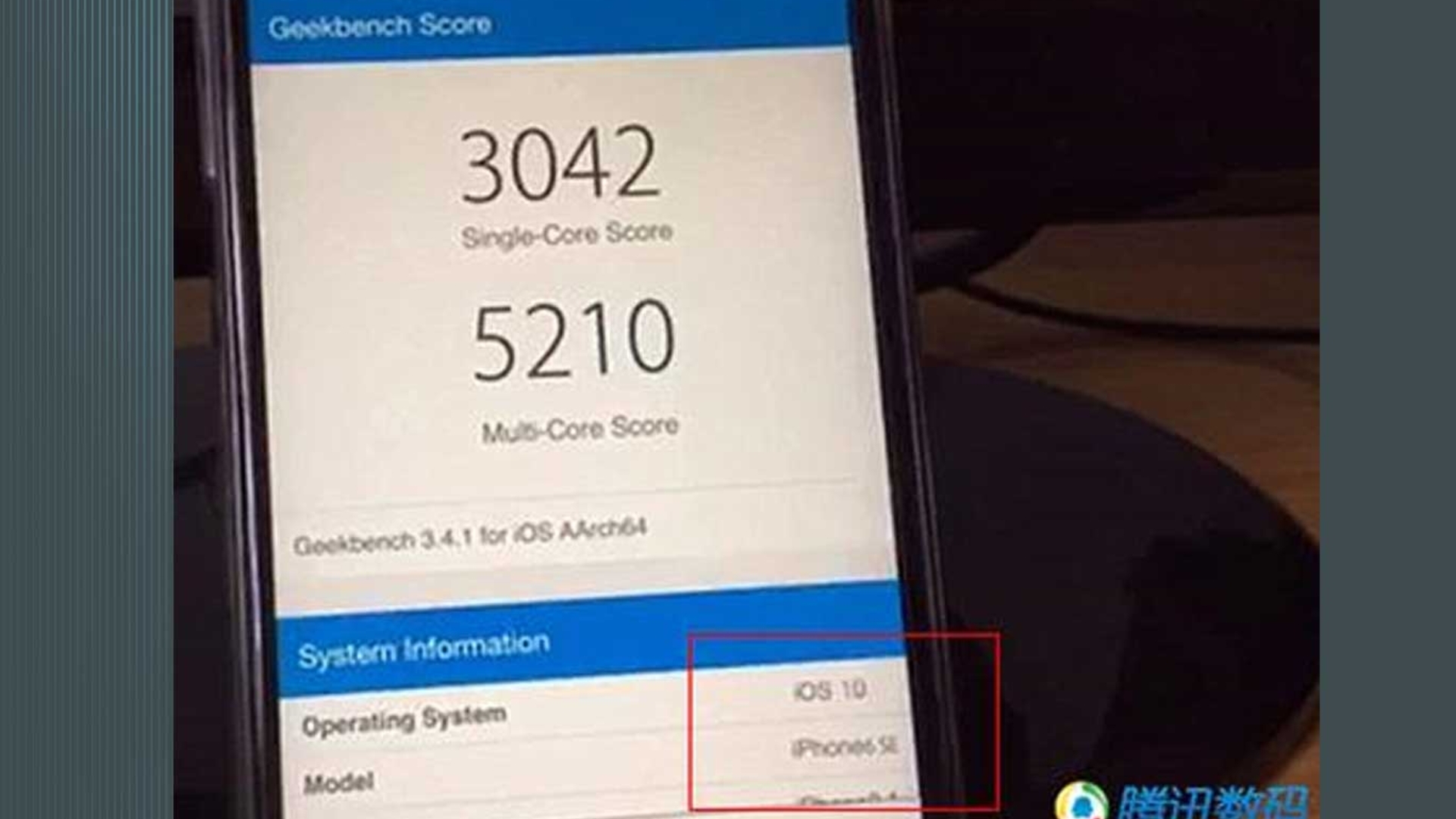 iPhone 6Se Geekbench Benchmark Leak