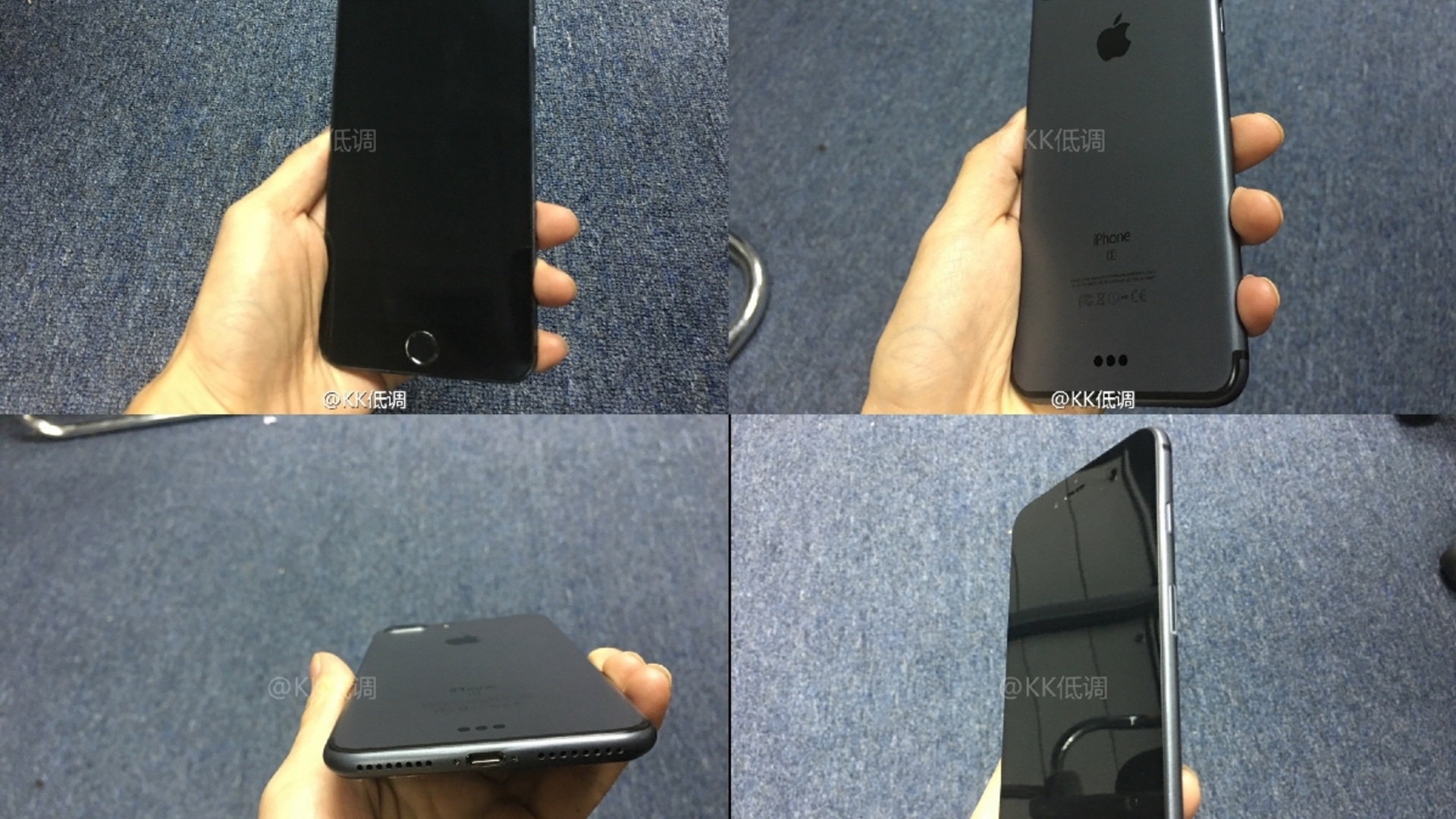 iPhone 7 Space Black Leak