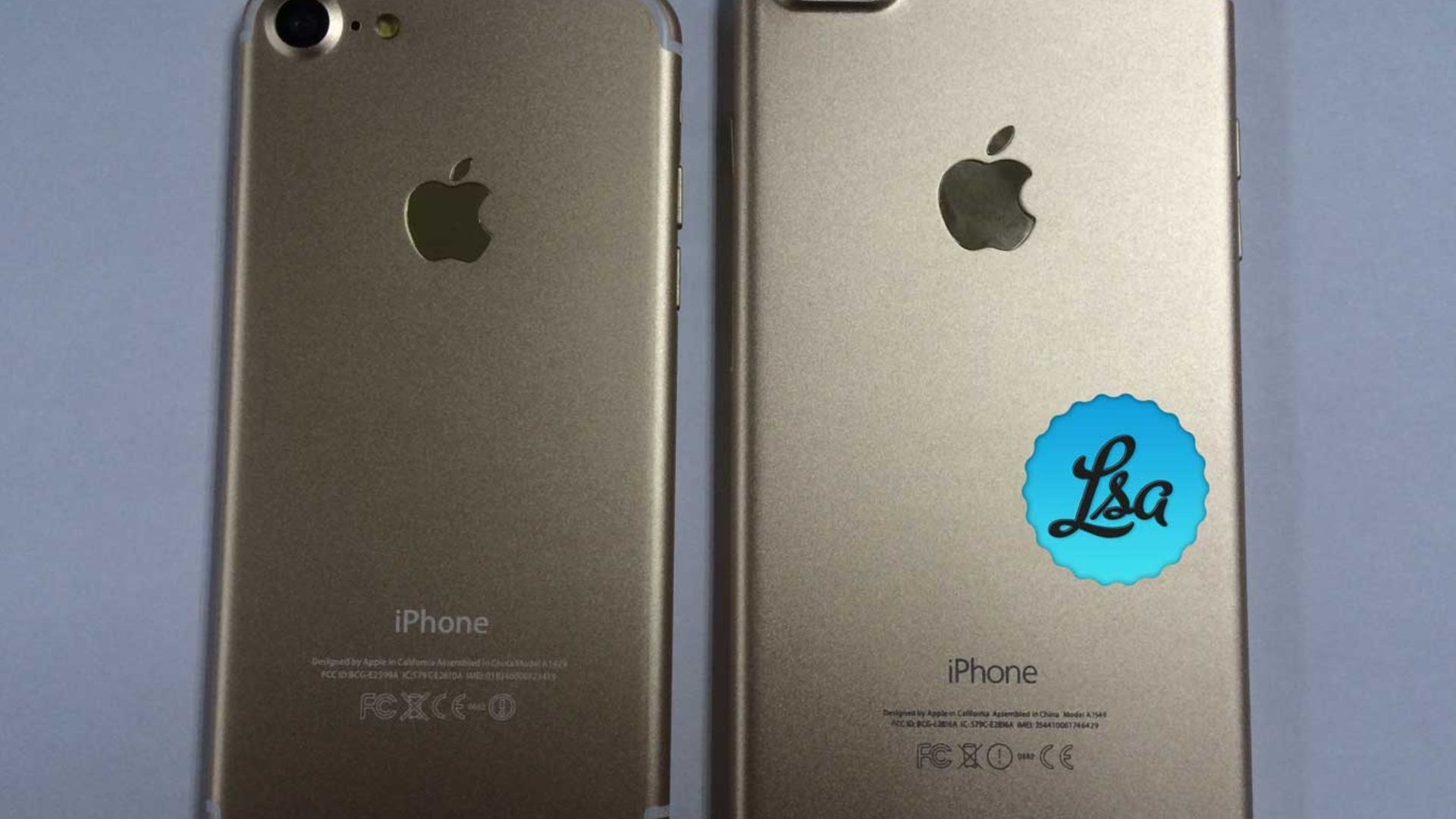 iPhone 7 und Plus Leak gold