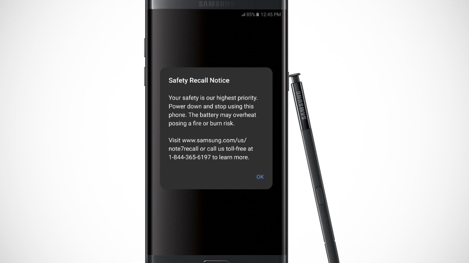 Galaxy Note 7 Benachrichtigung Samsung Galaxy Note 7 Benachrichtigung Samsung