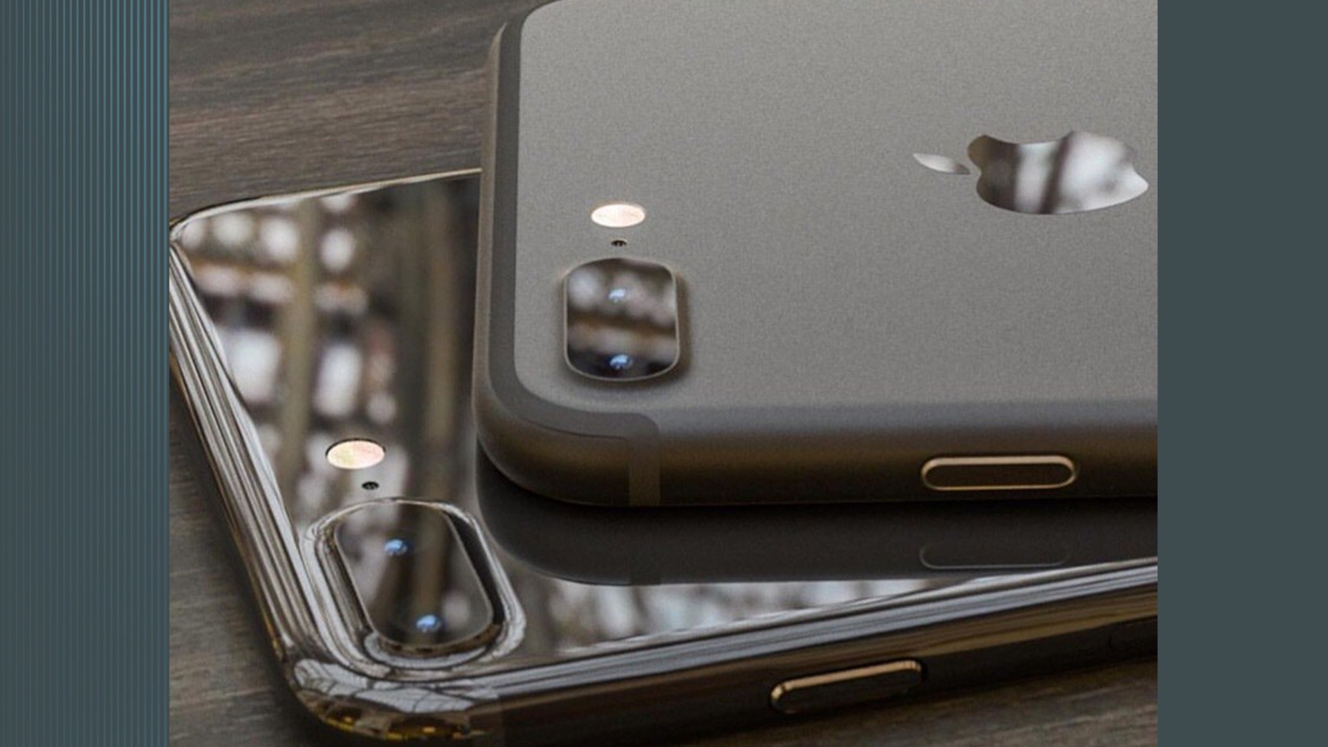 iPhone 7 Schwarz Matte Glossy Renderkonzept iPhone 7 Schwarz Matte Glossy Renderkonzept