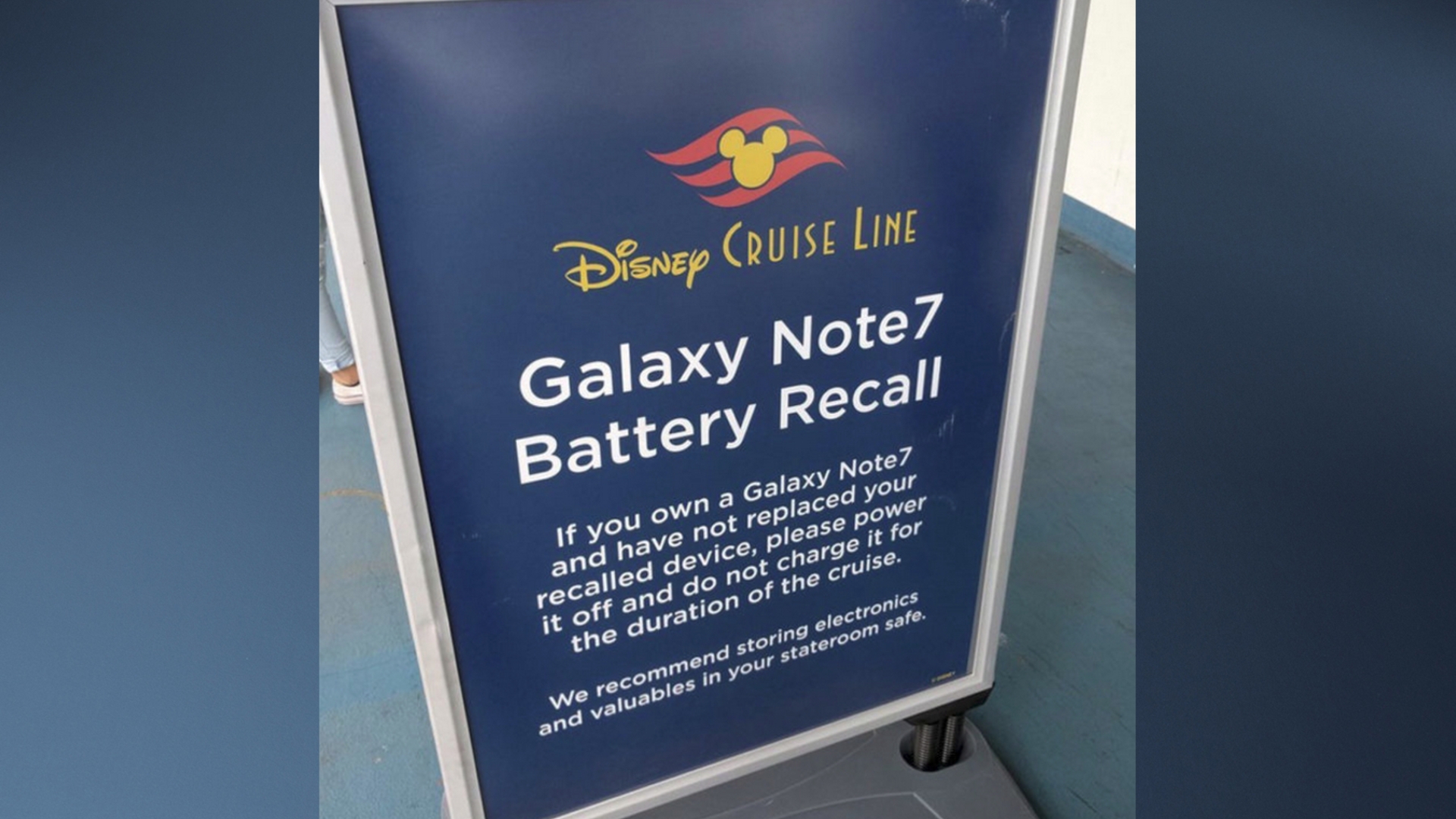 Galaxy Note 7 Disney Cruise Line