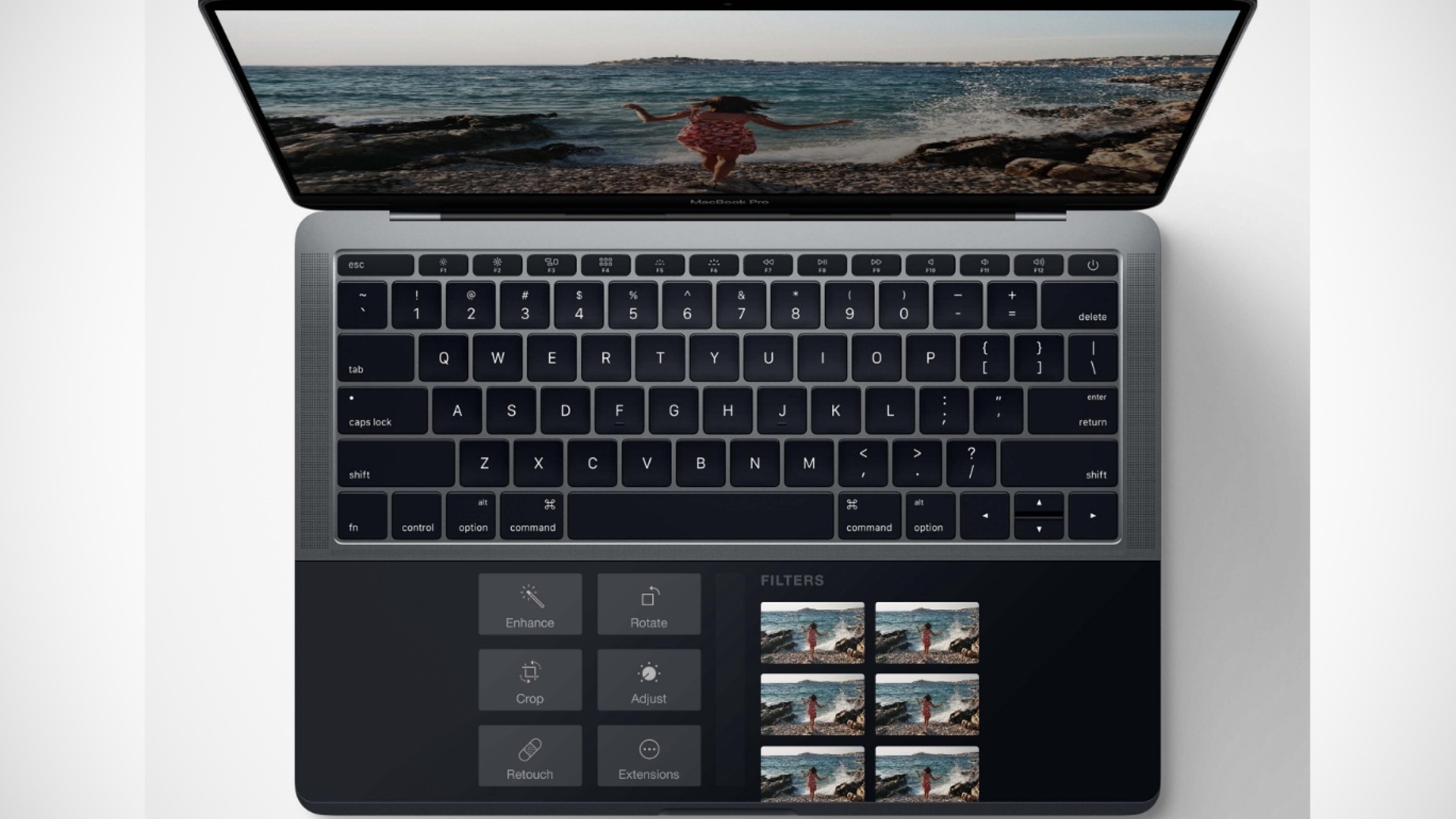 MacBook Pro 2016 Touch Bar Extended Konzept