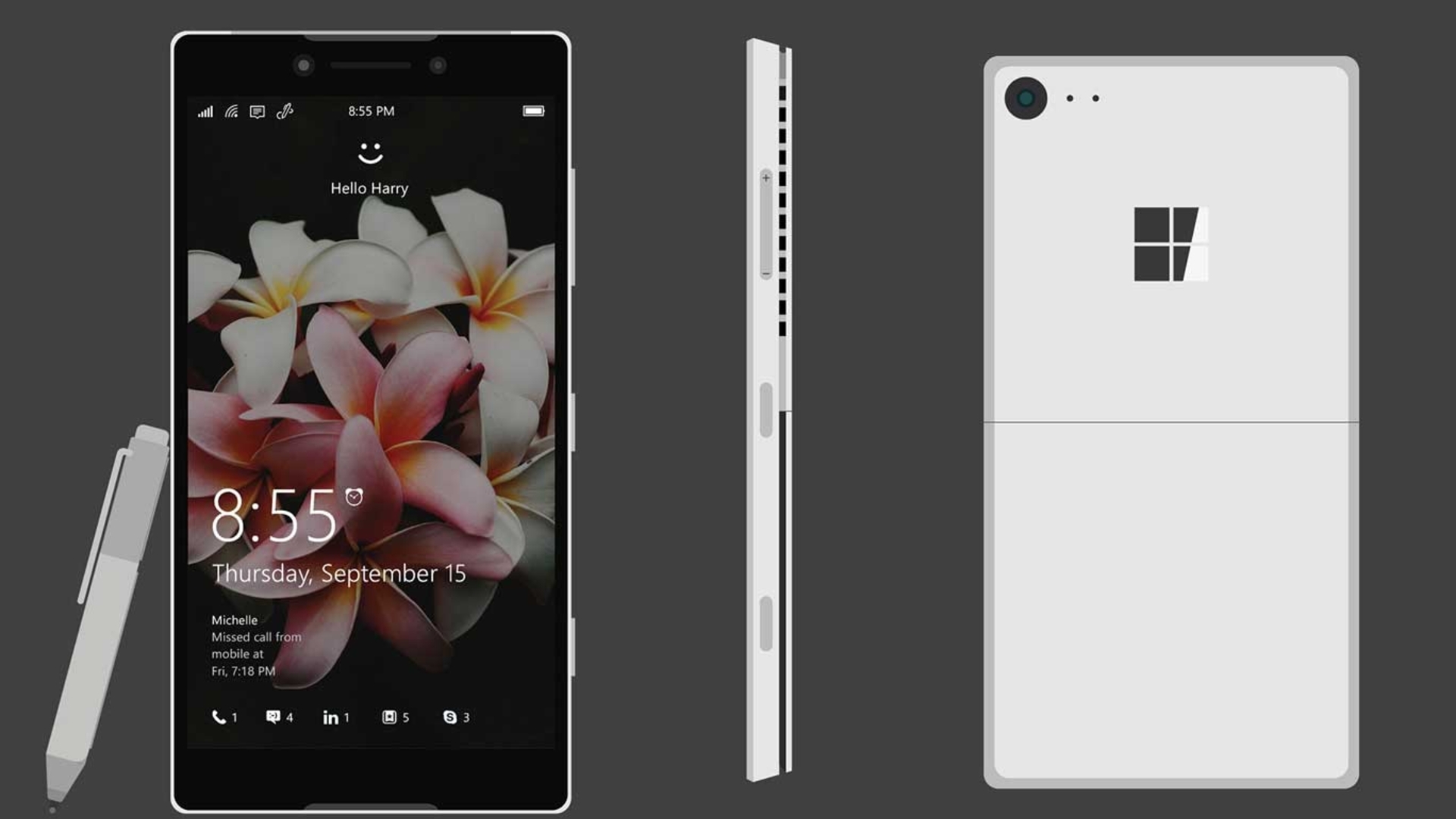Konzept Surface Phone Microsoft Microsoft Surface Phone Konzept Design