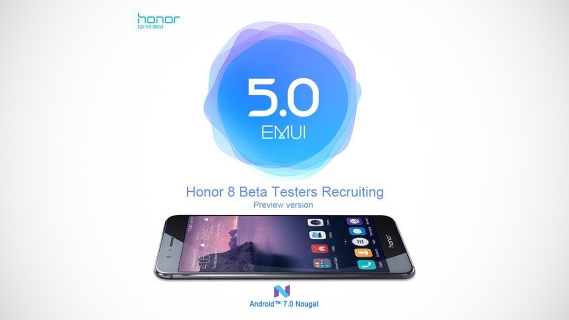 Honor 8 EMUI 5.0 Android Nougat Honor 8 EMUI 5.0 Android Nougat