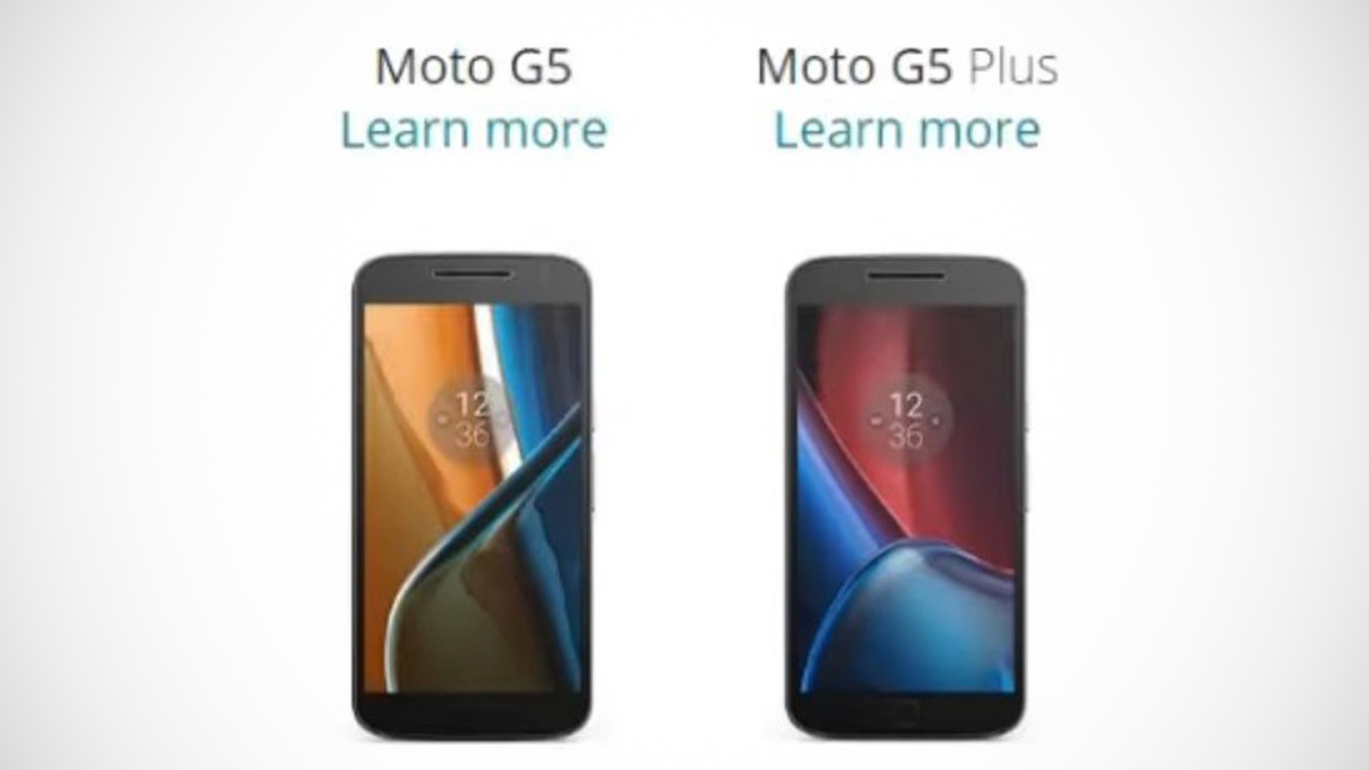 Moto G5 G5 Plus Leak