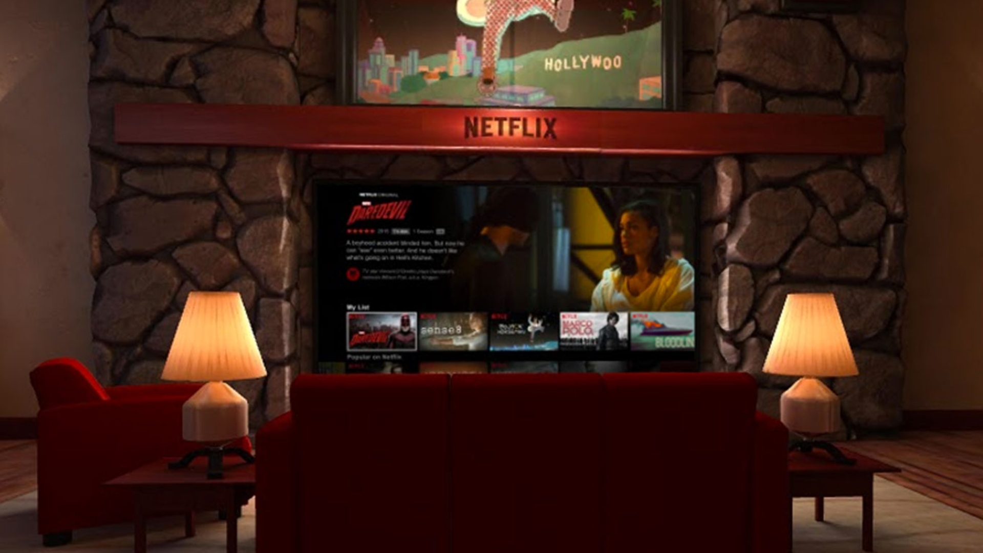 Netflix VR für Google Daydream versetzt Euch in ein virtuelles Wohnzimmer Netflix VR für Google Daydream versetzt Euch in ein virtuelles Wohnzimmer