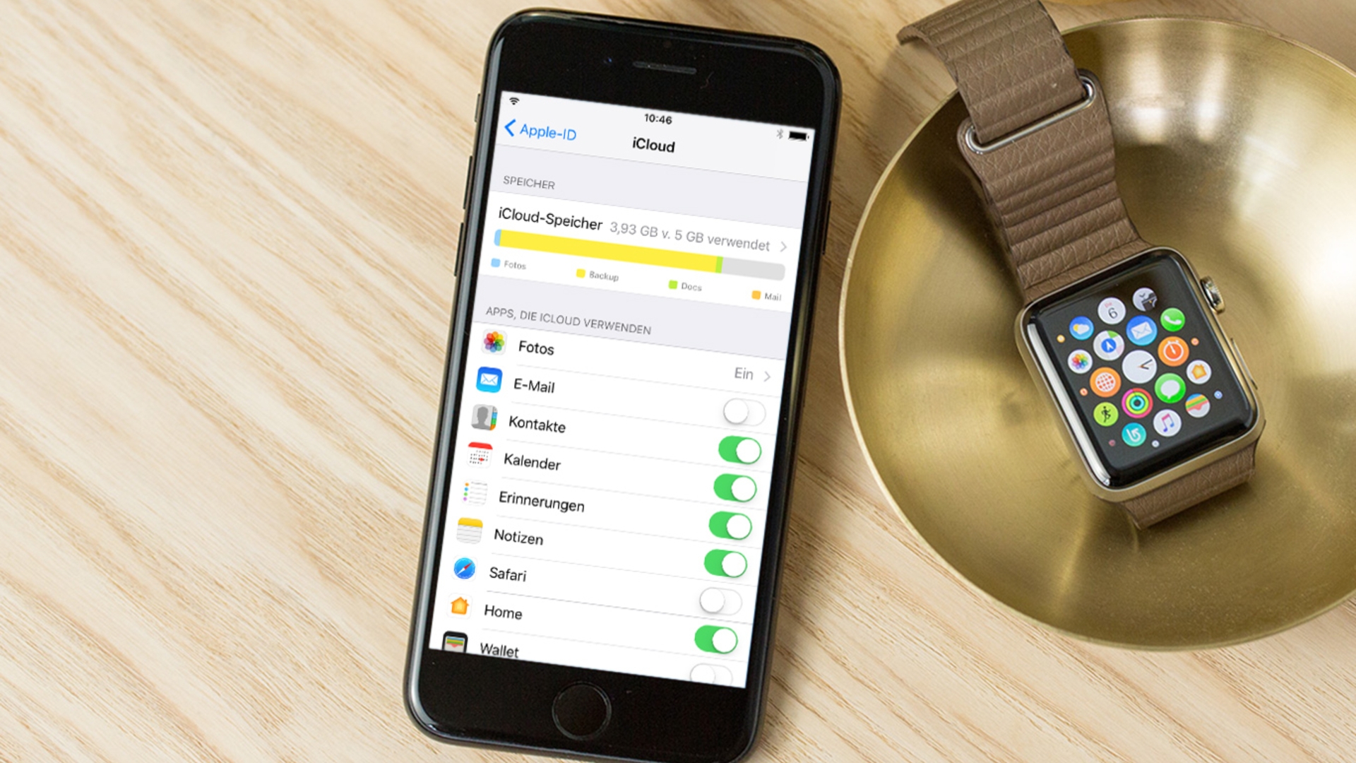 iOS 10.3 Beta 1. ICloud-Übersicht in bunt. iOS 10.3 Beta 1. ICloud-Übersicht in bunt.