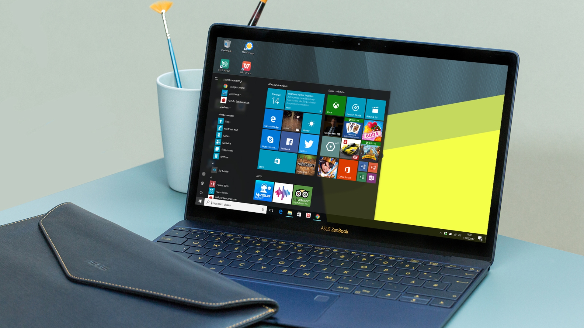 Asus ZenBook 3 Windows 10 auf dem ZenBook 3