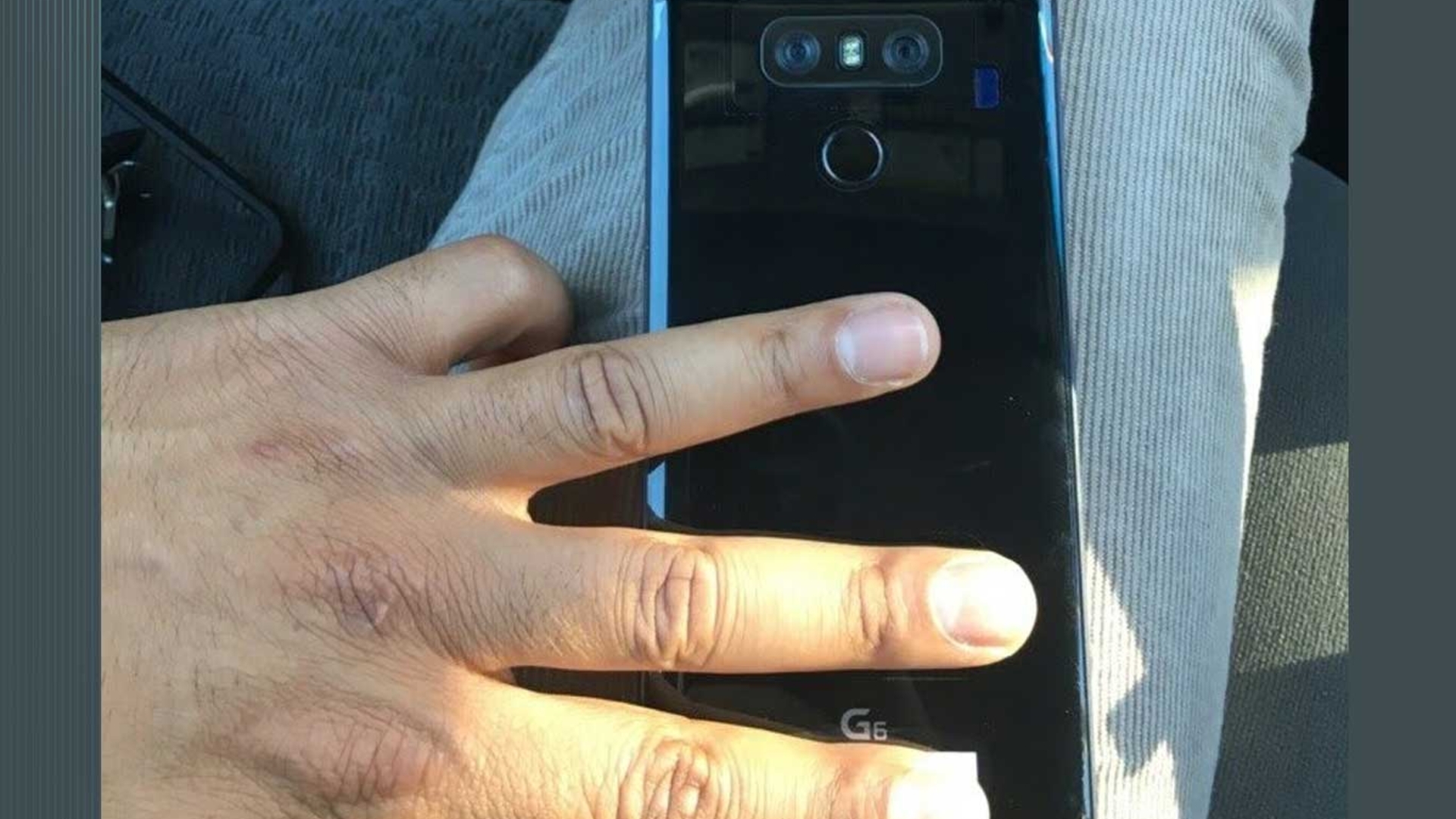 Dieses Foto soll das LG G6 zeigen Dieses Foto soll das LG G6 zeigen