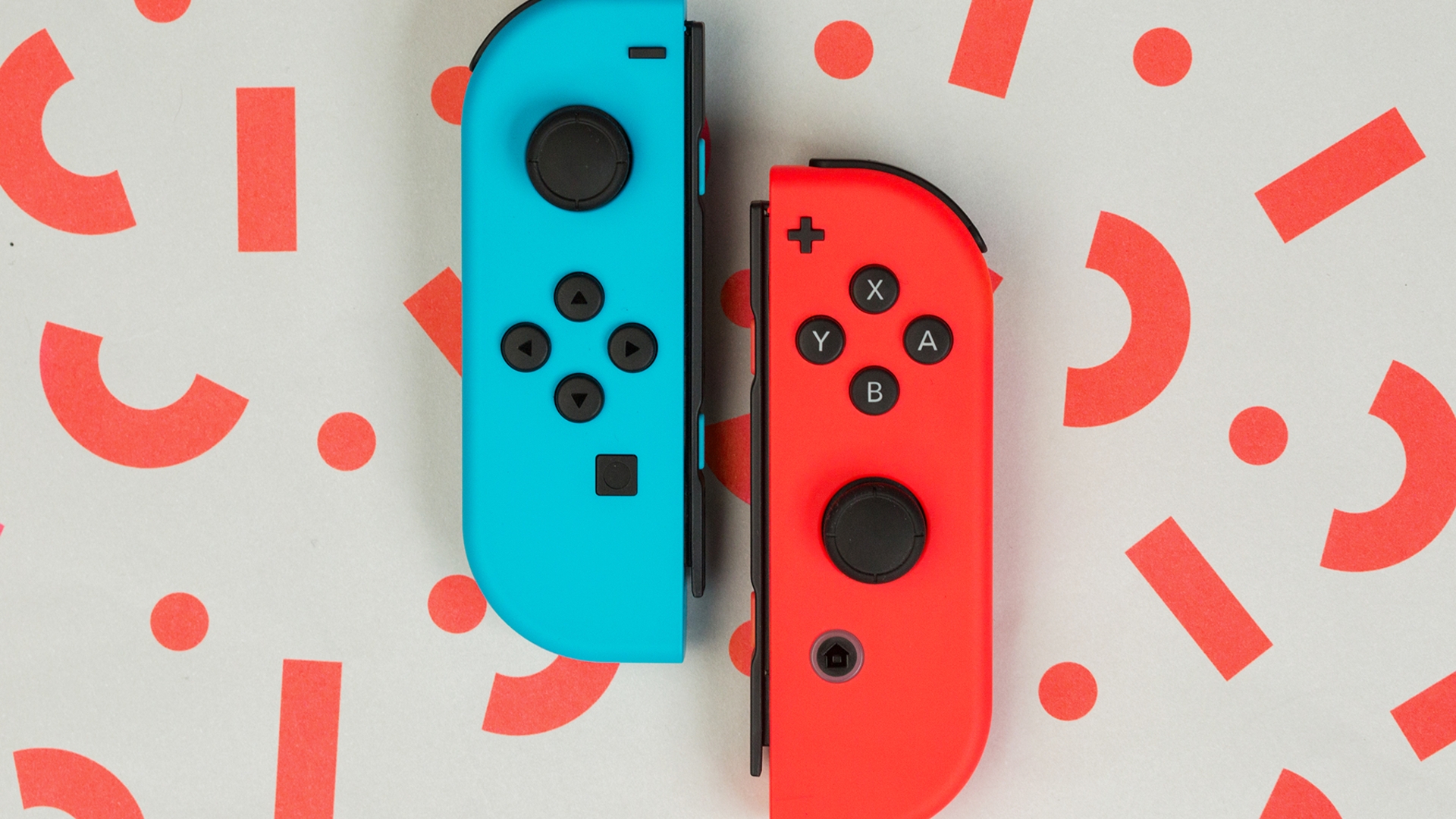 Nintendo Switch Joy-Cons blau und rot