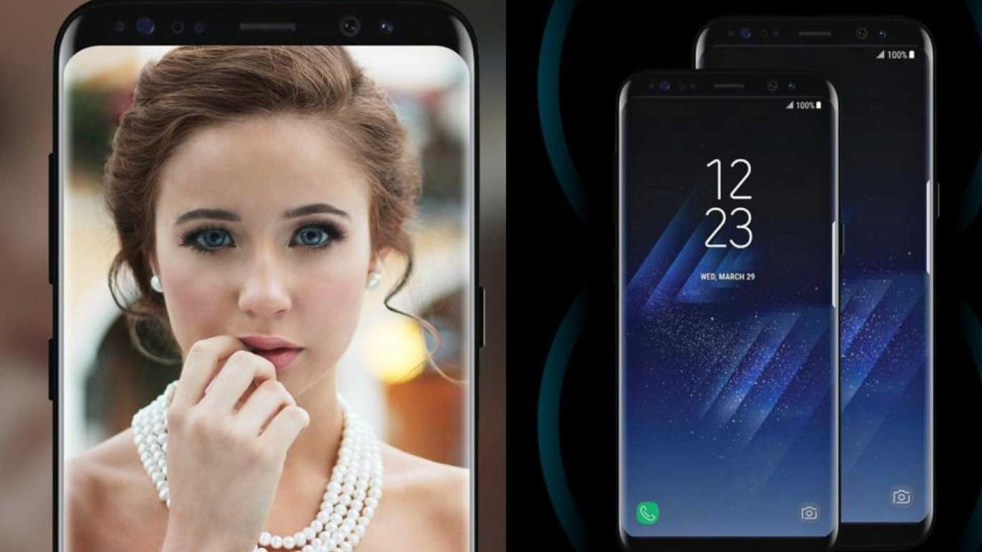 Das Galaxy S8 könnte über einen Portrait-Modus (links) verfügen Das Galaxy S8 könnte über einen Portrait-Modus (links) verfügen