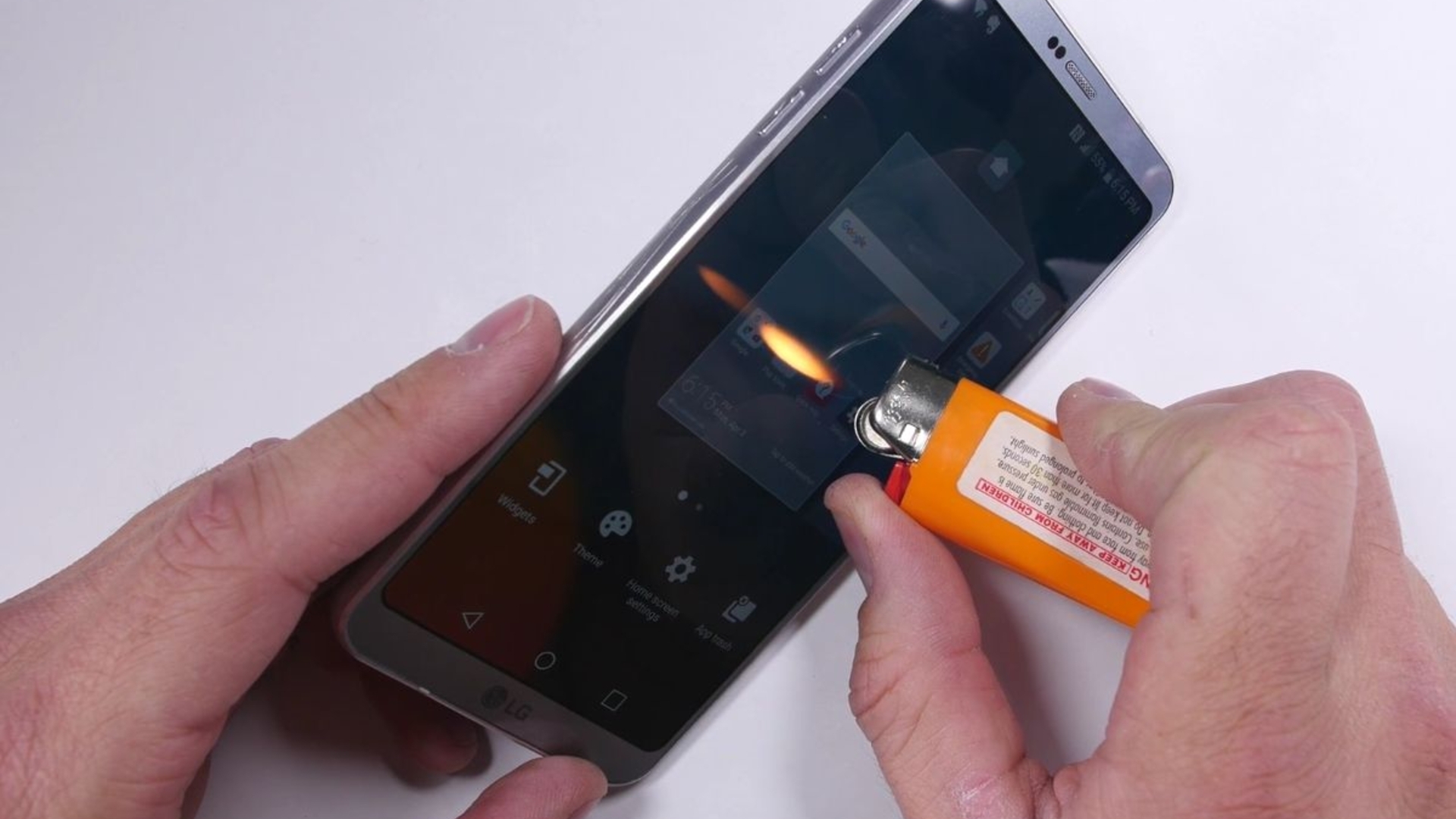 LG G6 Härtetest LG G6 Härtetest