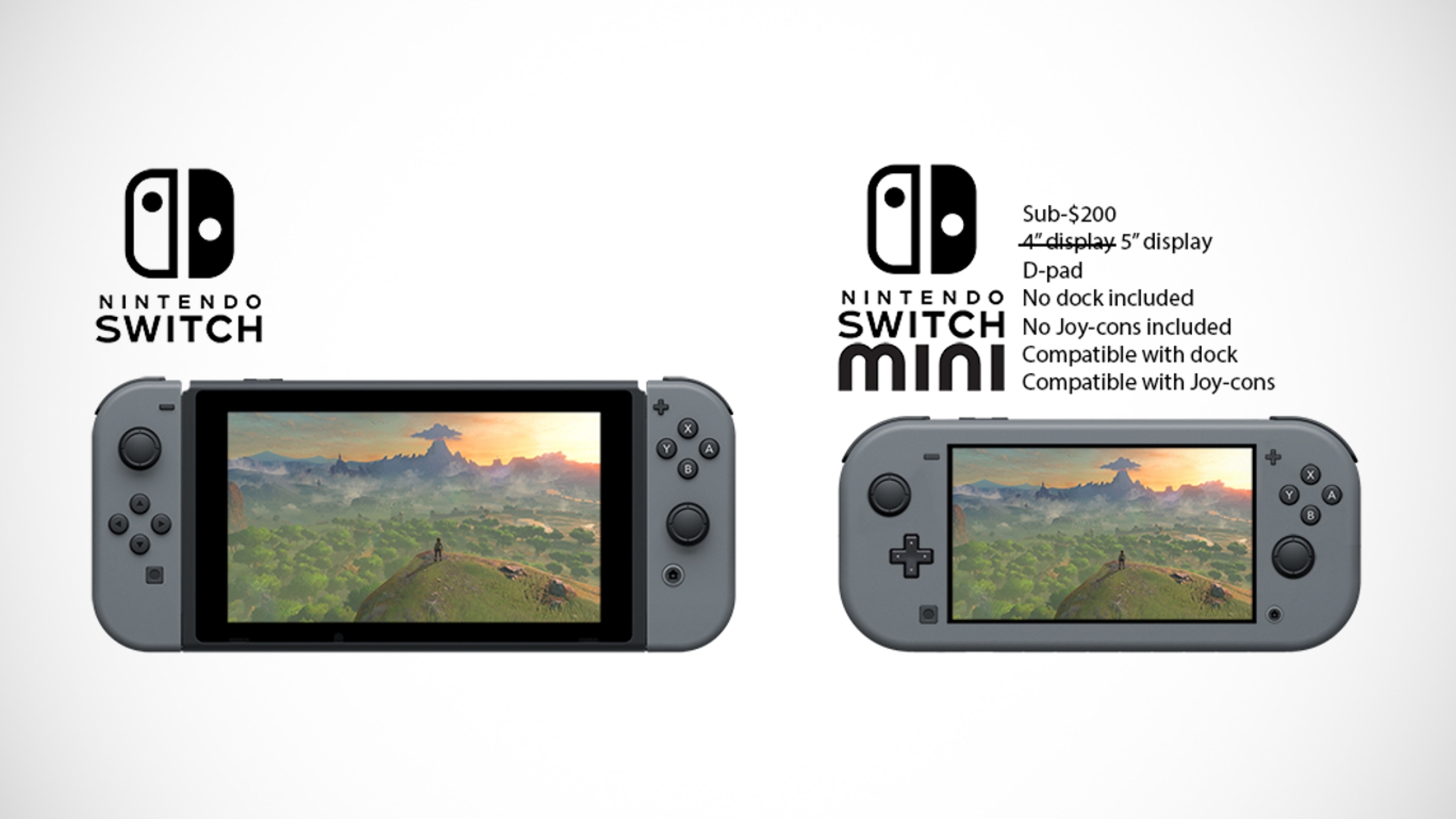 Nintendo Switch Mini Konzept NeoGAF