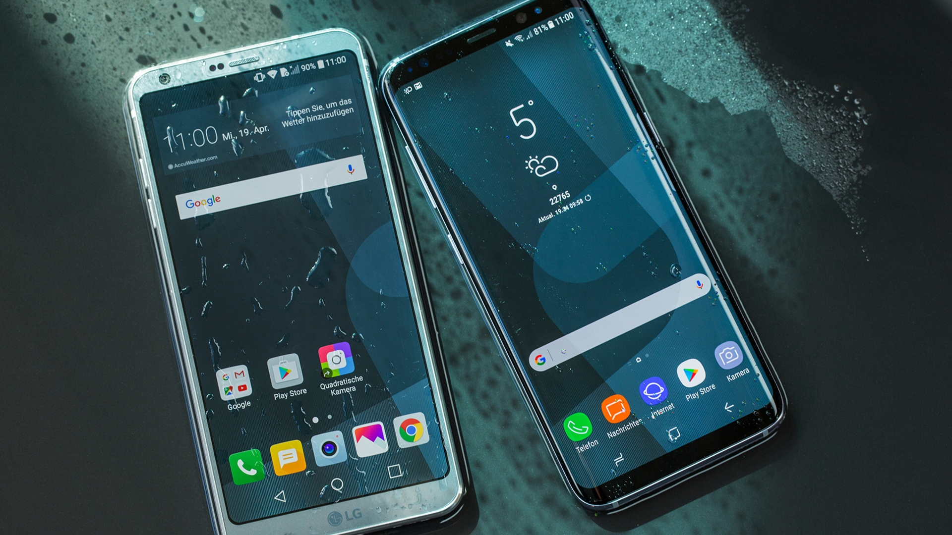 LG G6 vs Samsung Galaxy S8 LG G6 vs Samsung Galaxy S8