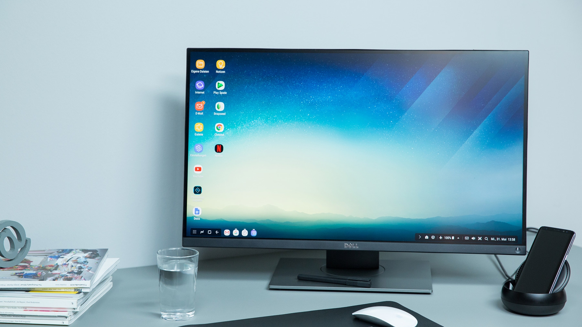 Dex Station Galaxy S8, Docking Station, Monitor, Bildschirm