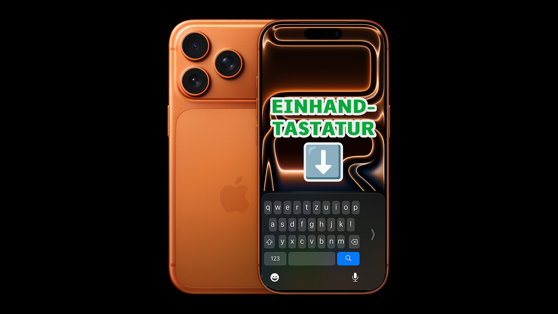 iPhone 17 Pro Max mit Einhandmodus
