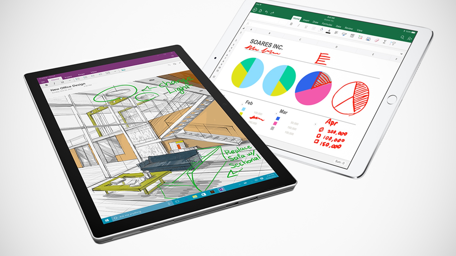 iPad Pro 10.5 und Microsoft Surface Pro 4