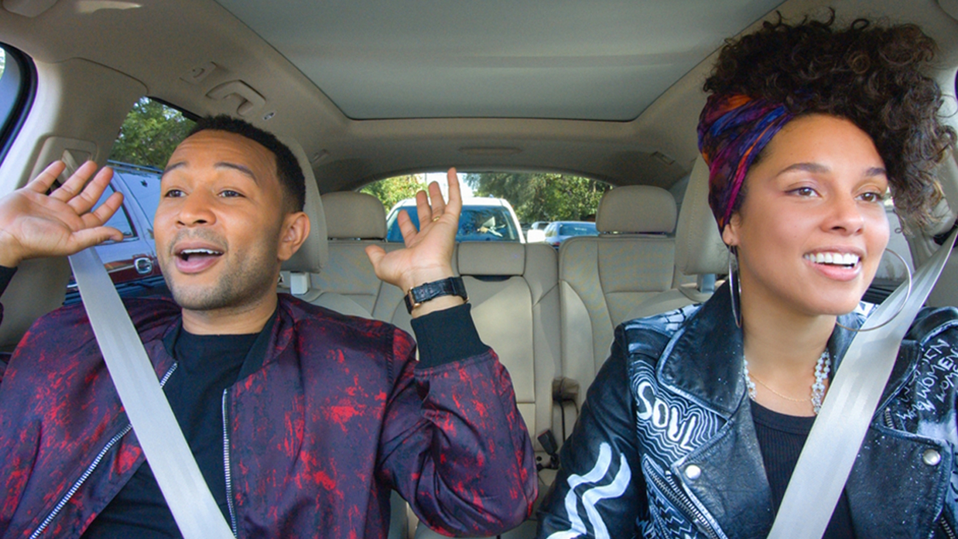 carpool karaoke -johnlegend-aliciakeys-sing carpool karaoke -johnlegend-aliciakeys-sing