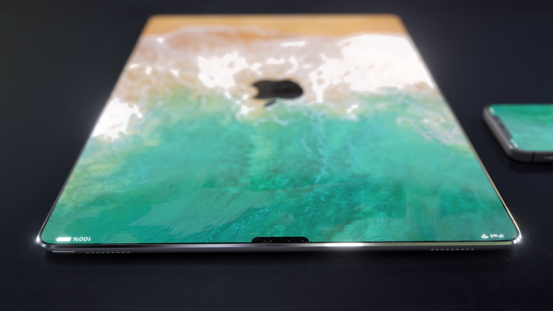 CURVED/labs Martin Hajek iPad Pro randlos iPad Pro Studie