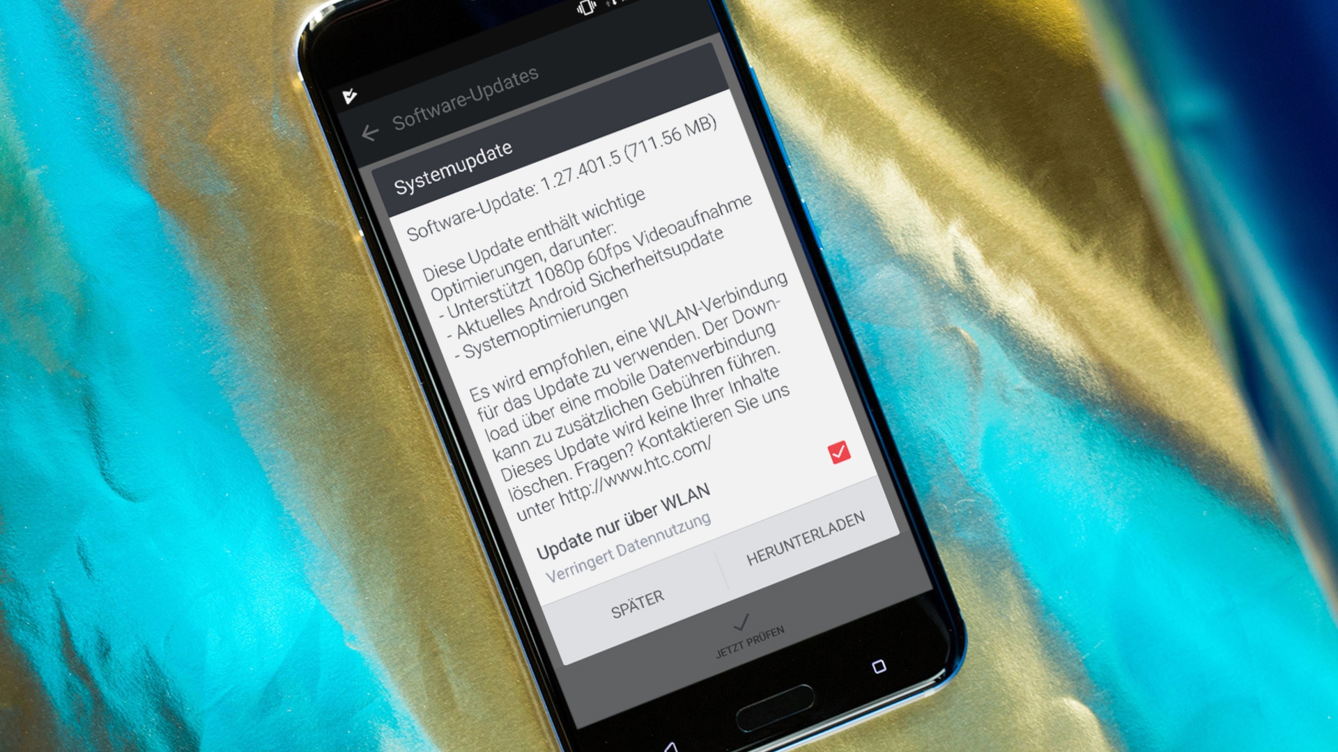 HTC U11 Software-Update HTC U11 Software-Update