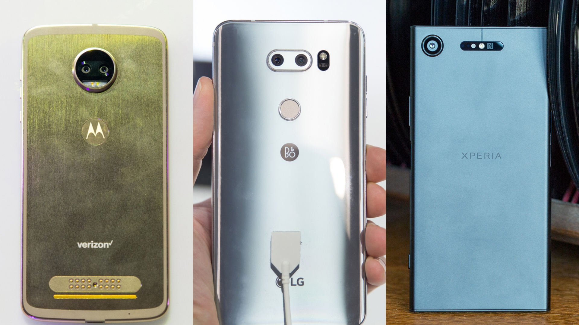 LG V30, Xperia XZ1, Moto Z2 Force