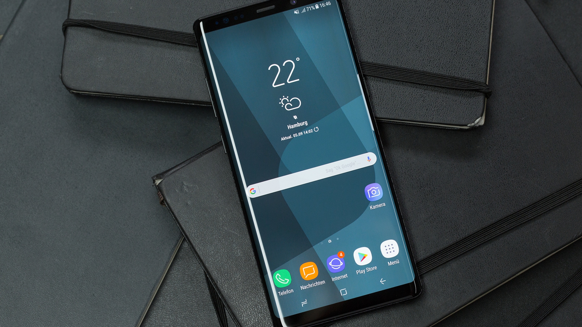 Samsung Galaxy Note 8 Infinity-Display des Galaxy Note 8