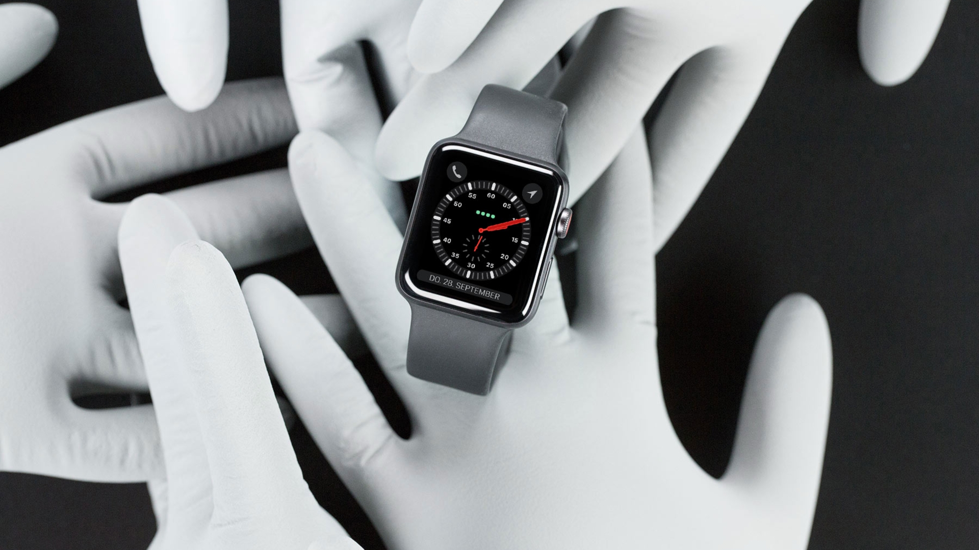 Apple Watch Series 3 Die Apple Watch Series 3 ist eine Smartwatch, die ohne Handy ebenso funktioniert