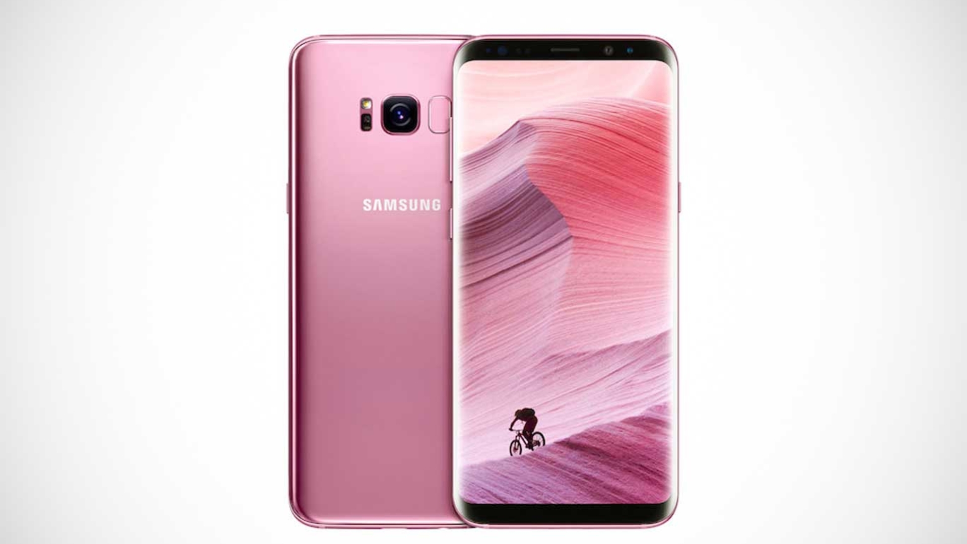 Das Galaxy S8 in Rose Pink Das Galaxy S8 in Rose Pink