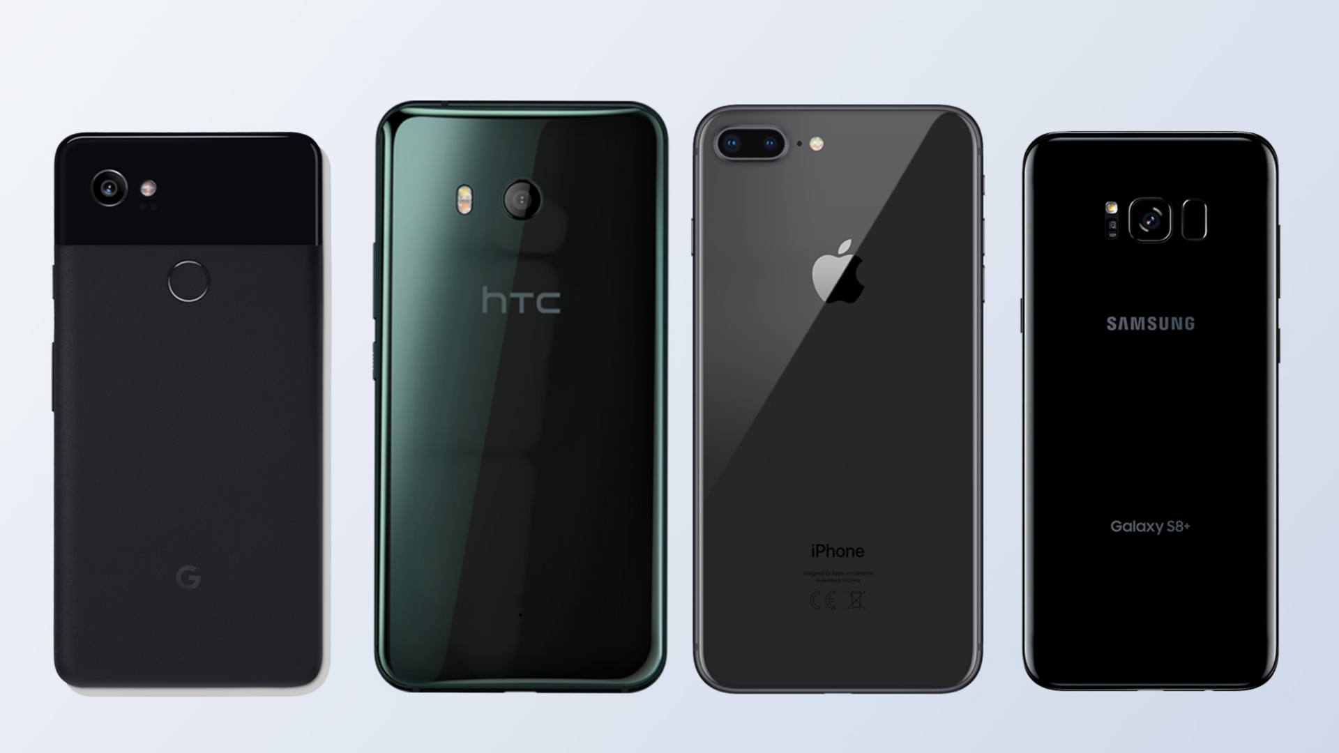 Pixel 2 Xl, HTC U11, iPhone 8 Plus, Galaxy S8 Plus Pixel 2 Xl, HTC U11, iPhone 8 Plus, Galaxy S8 Plus
