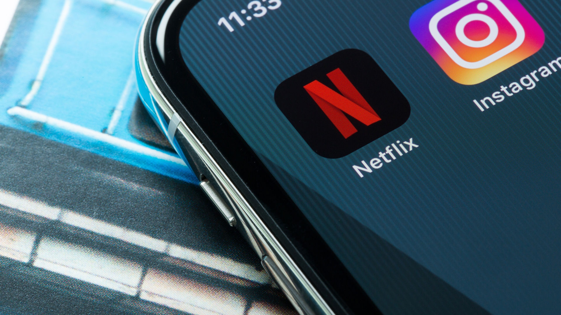 Apps Icons iPhone X Netflix auf dem iPhone X