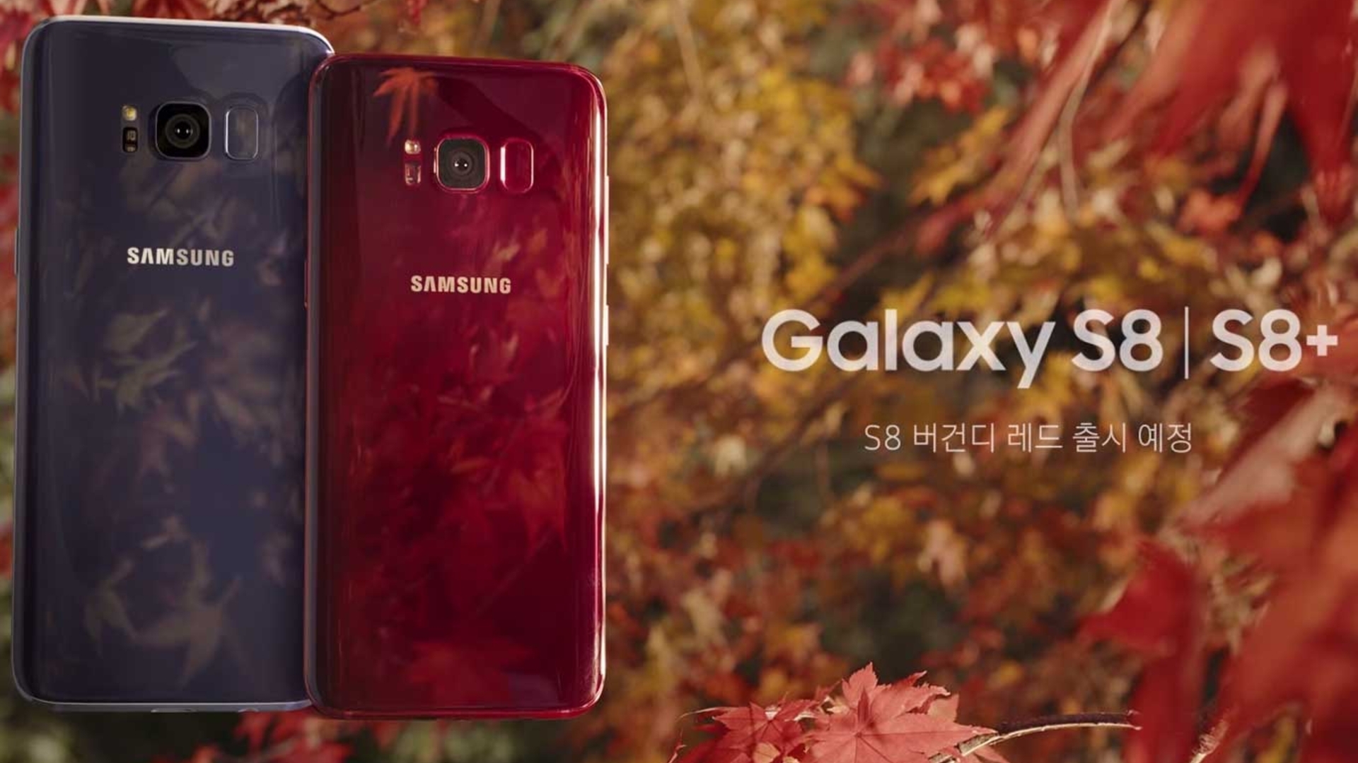 Das Galaxy S8 kommt auch in Rot Das Galaxy S8 kommt auch in Rot