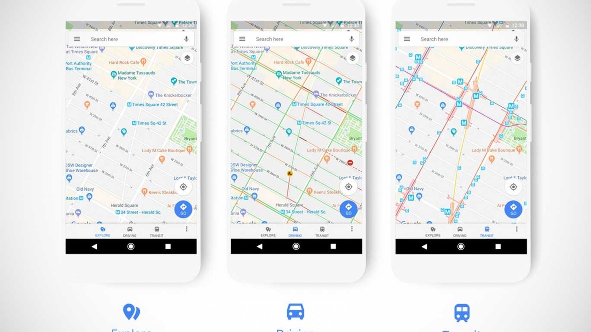 Das neue Design von Google Maps Das neue Design von Google Maps