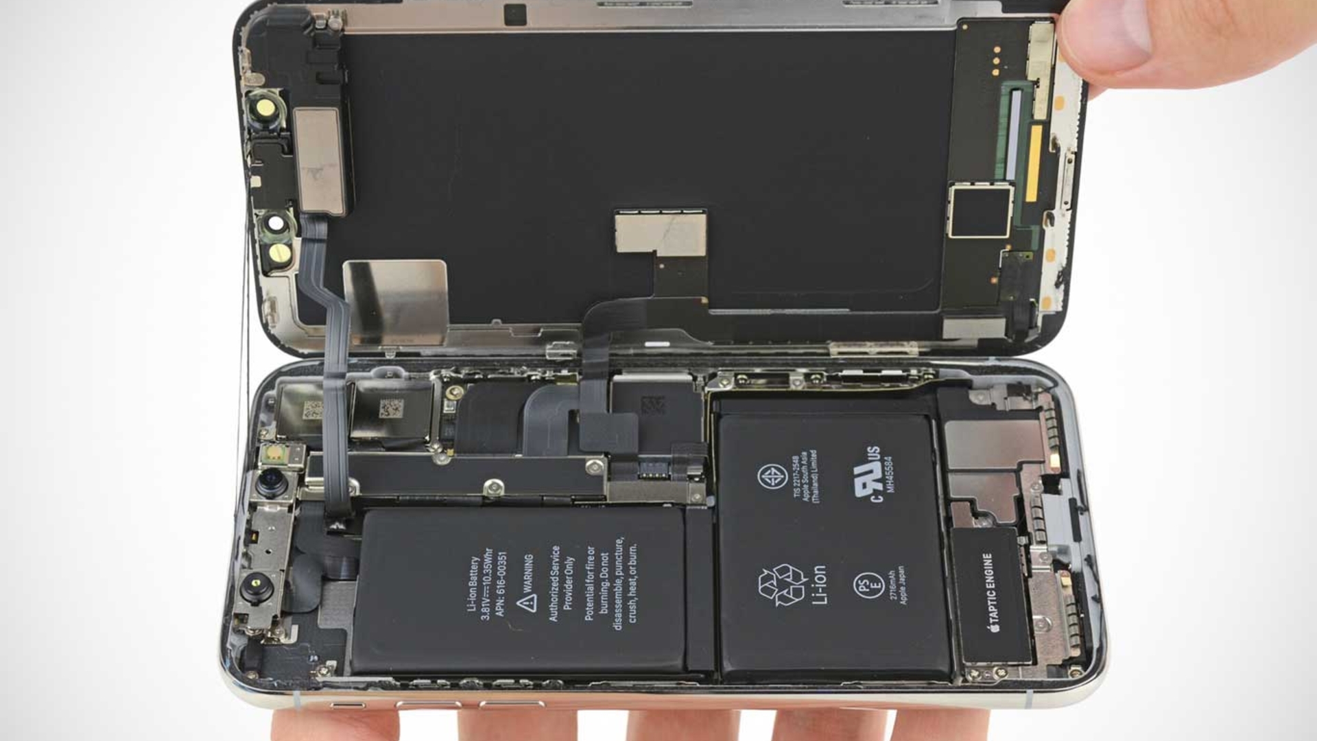 So sieht das Innenleben des iPhone X aus So sieht das Innenleben des iPhone X aus