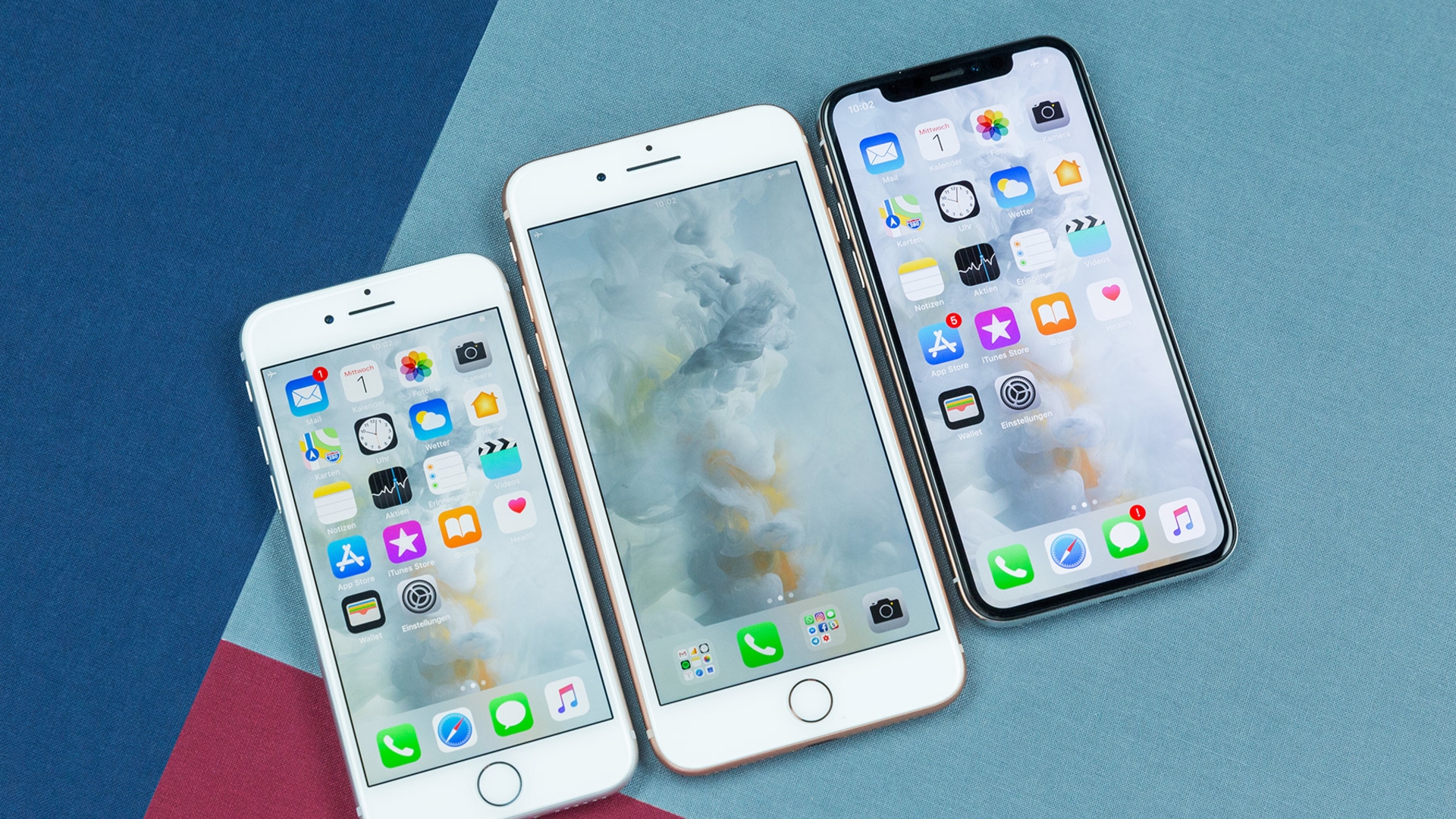 Vergleich iPhone 8, iPhone 8 Plus, iPhone X Vergleich iPhone 8, iPhone 8 Plus, iPhone X