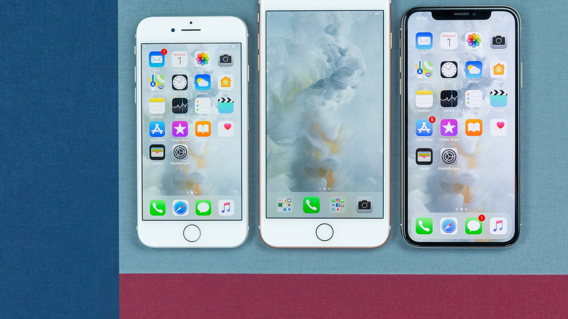 Vergleich iPhone 8, iPhone 8 Plus, iPhone X Vergleich iPhone 8, iPhone 8 Plus, iPhone X